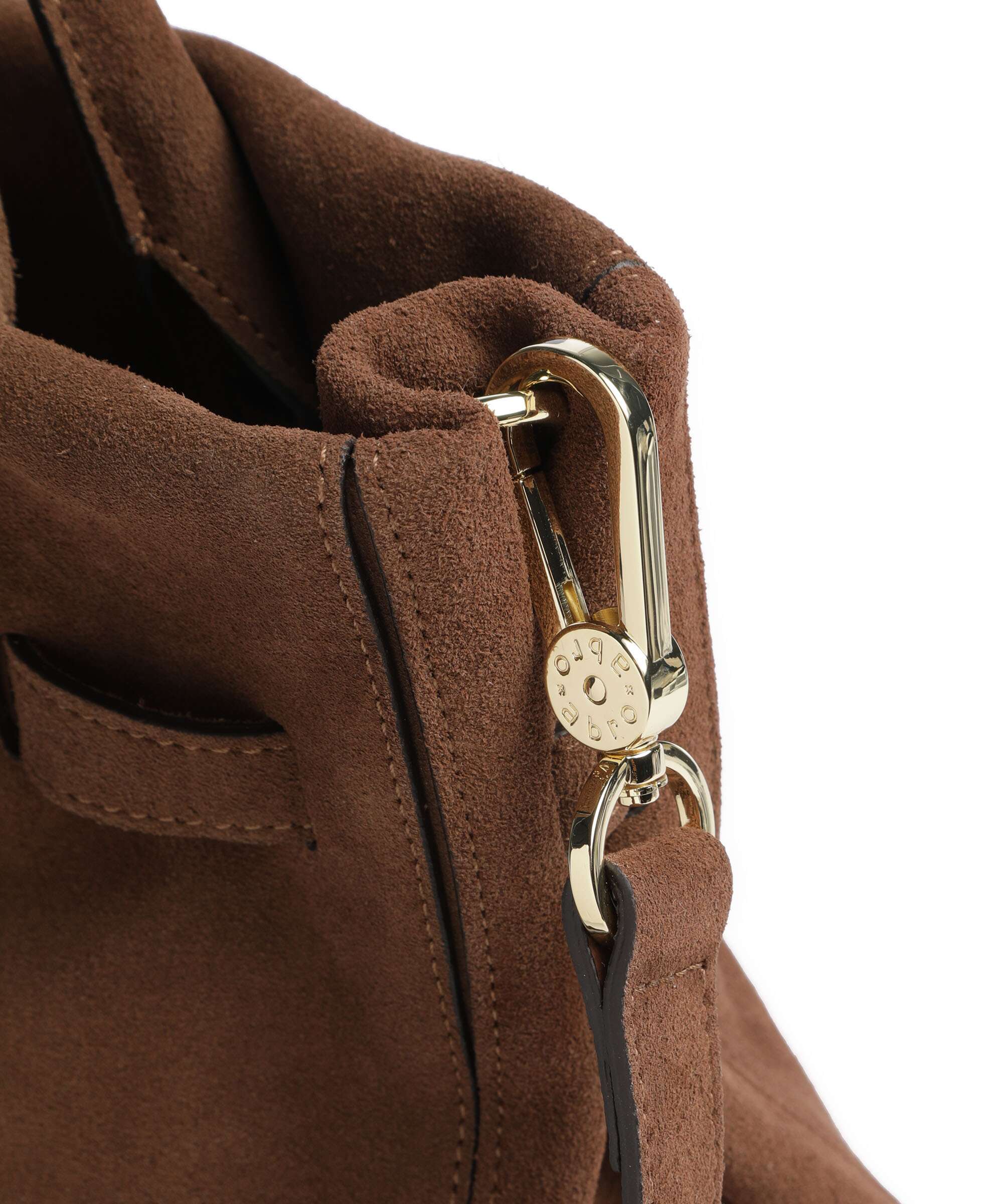 Abro Suede Jill Handtas wood - Image 4