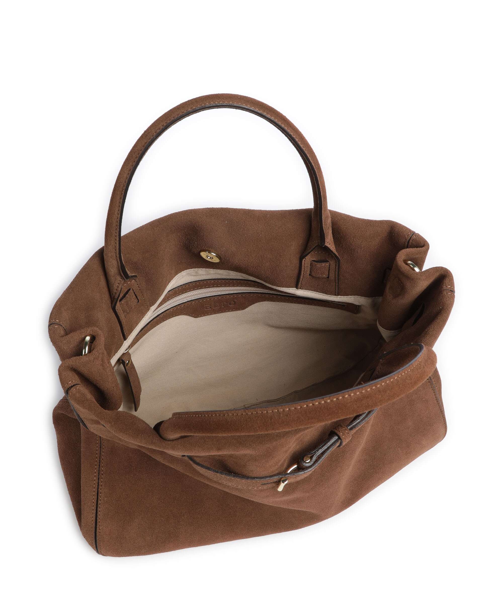 Abro Suede Jill Handtas wood - Image 6