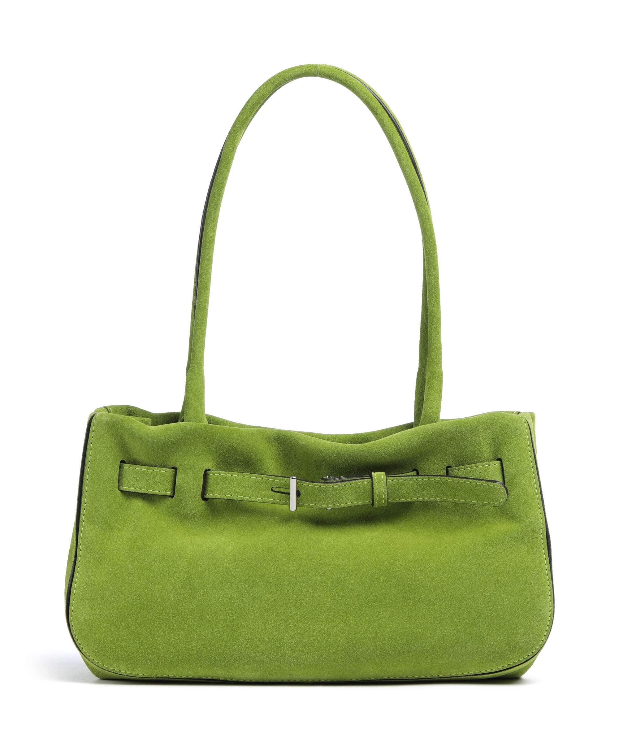 Abro Suede Jill Schoudertas lime