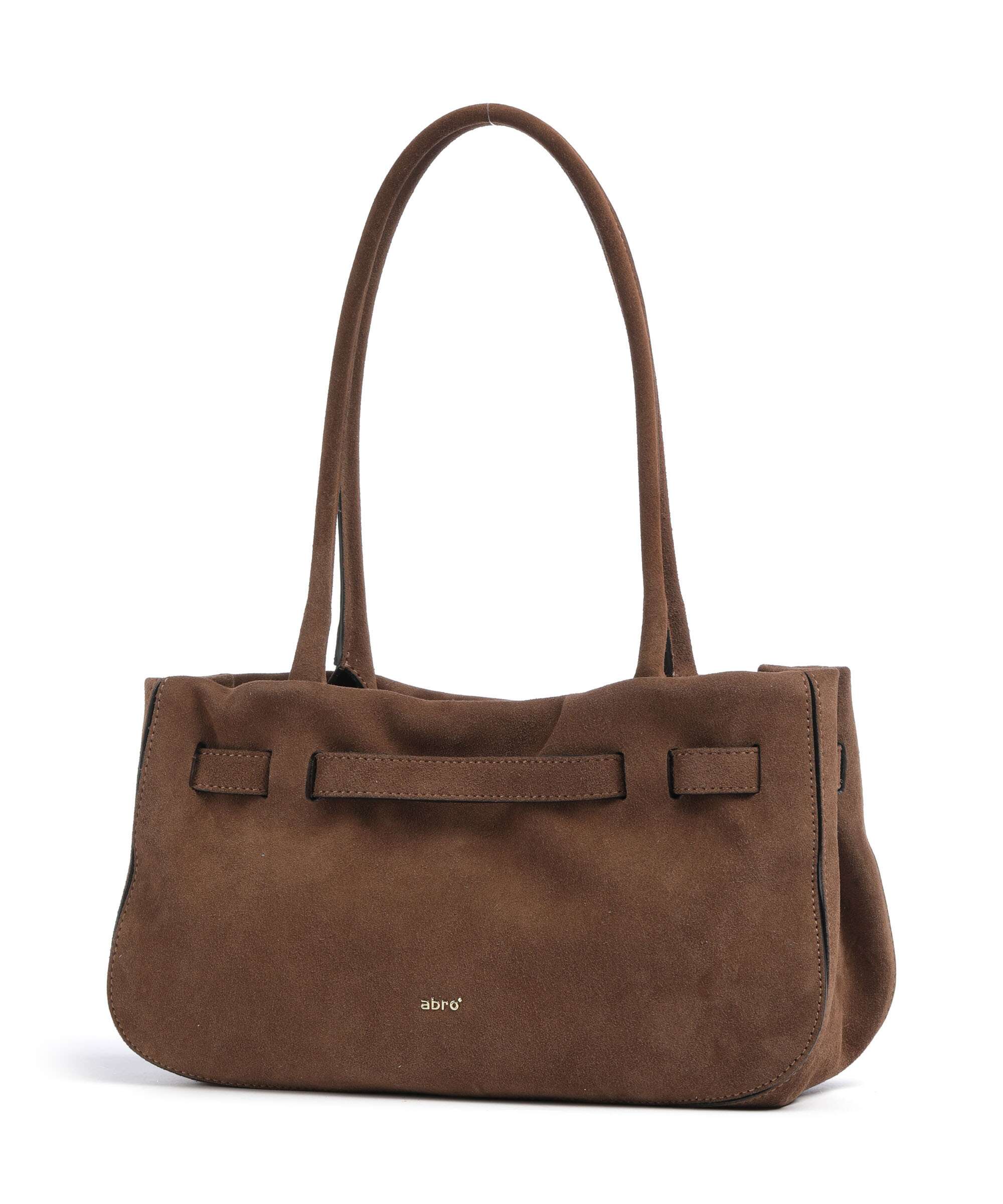 Abro Suede Jill Schoudertas wood - Image 2
