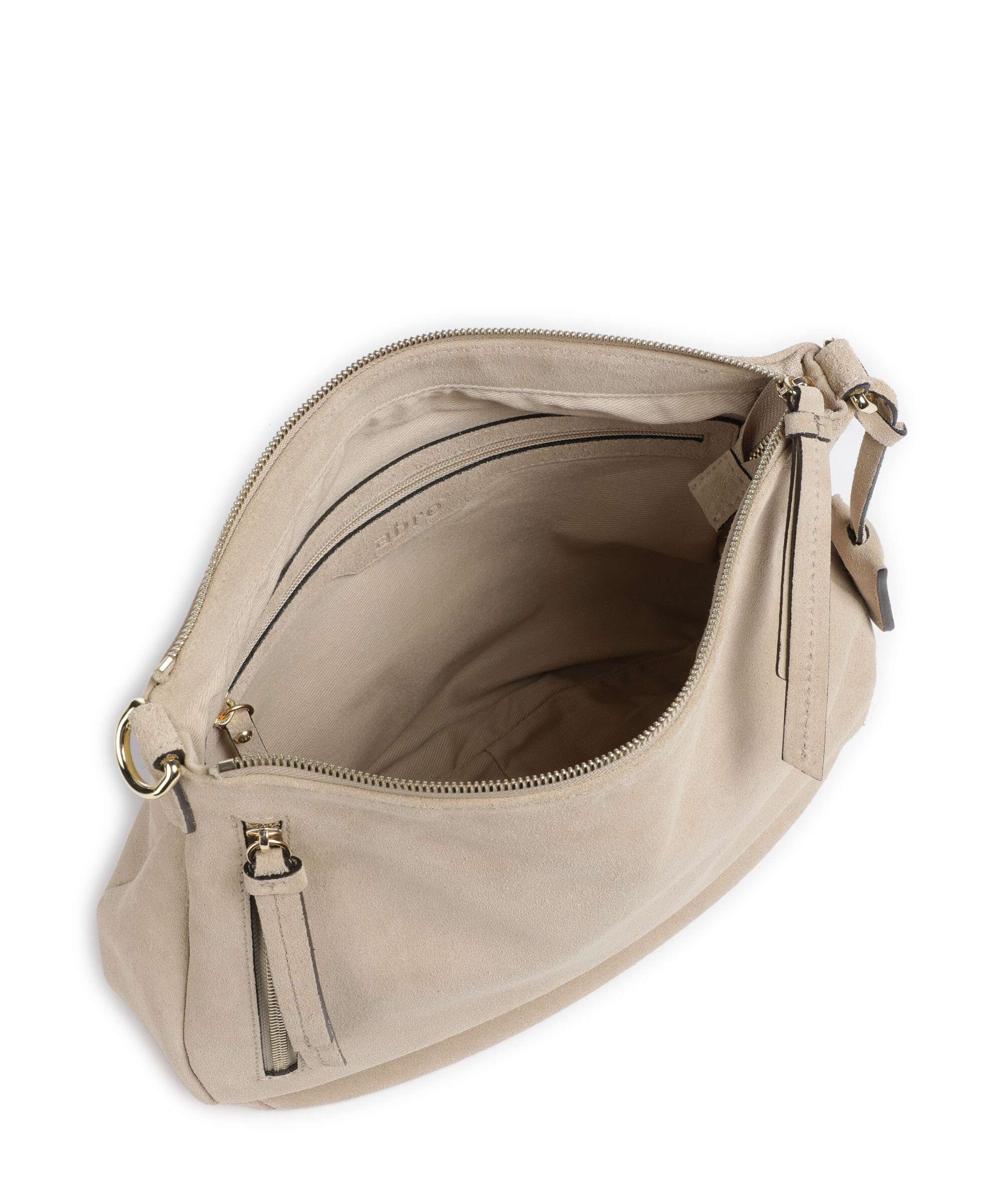 Abro Suede Juna Hobo tas natural - Image 6