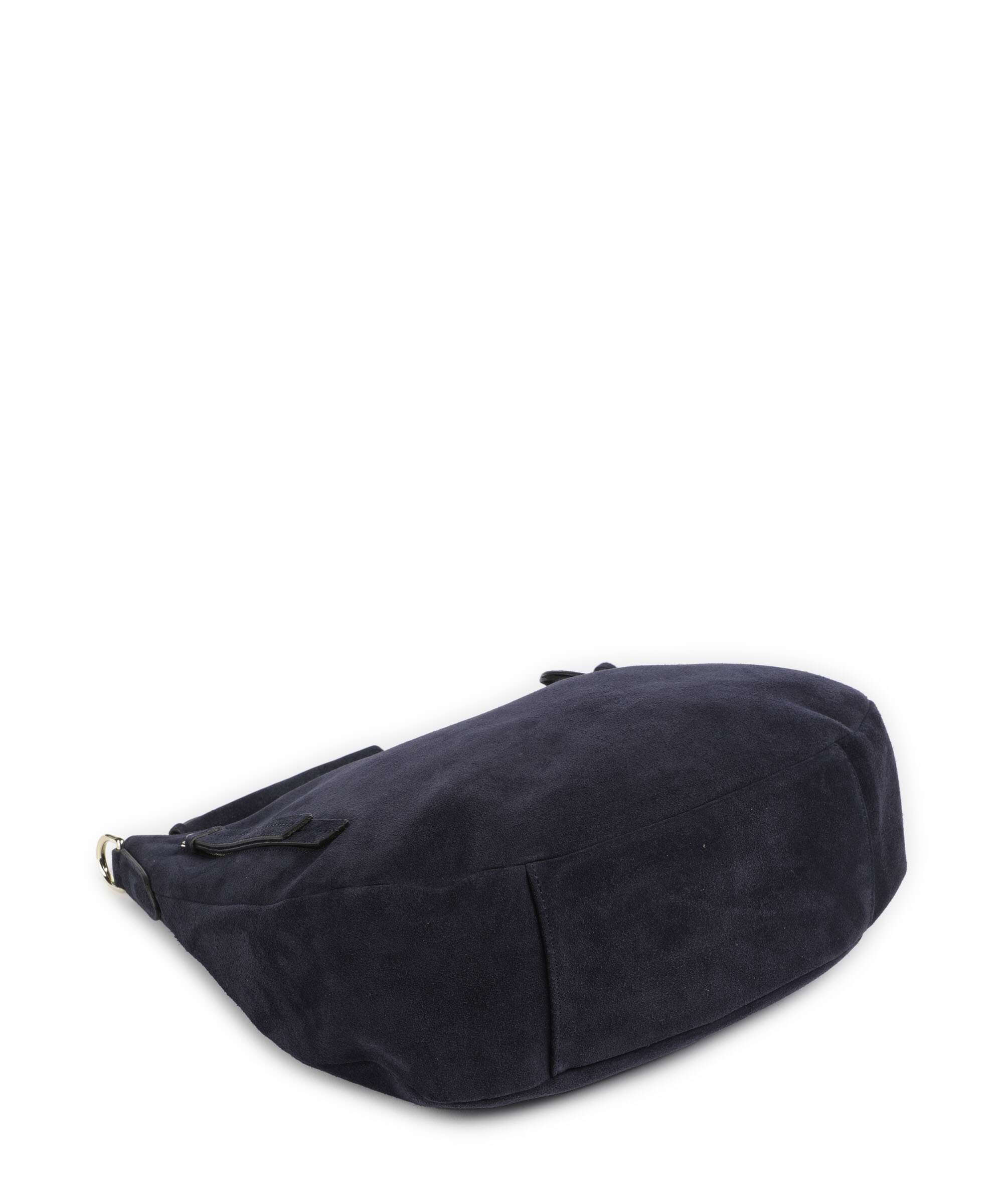 Abro Suede Juna Small Hobo tas navy - Image 5