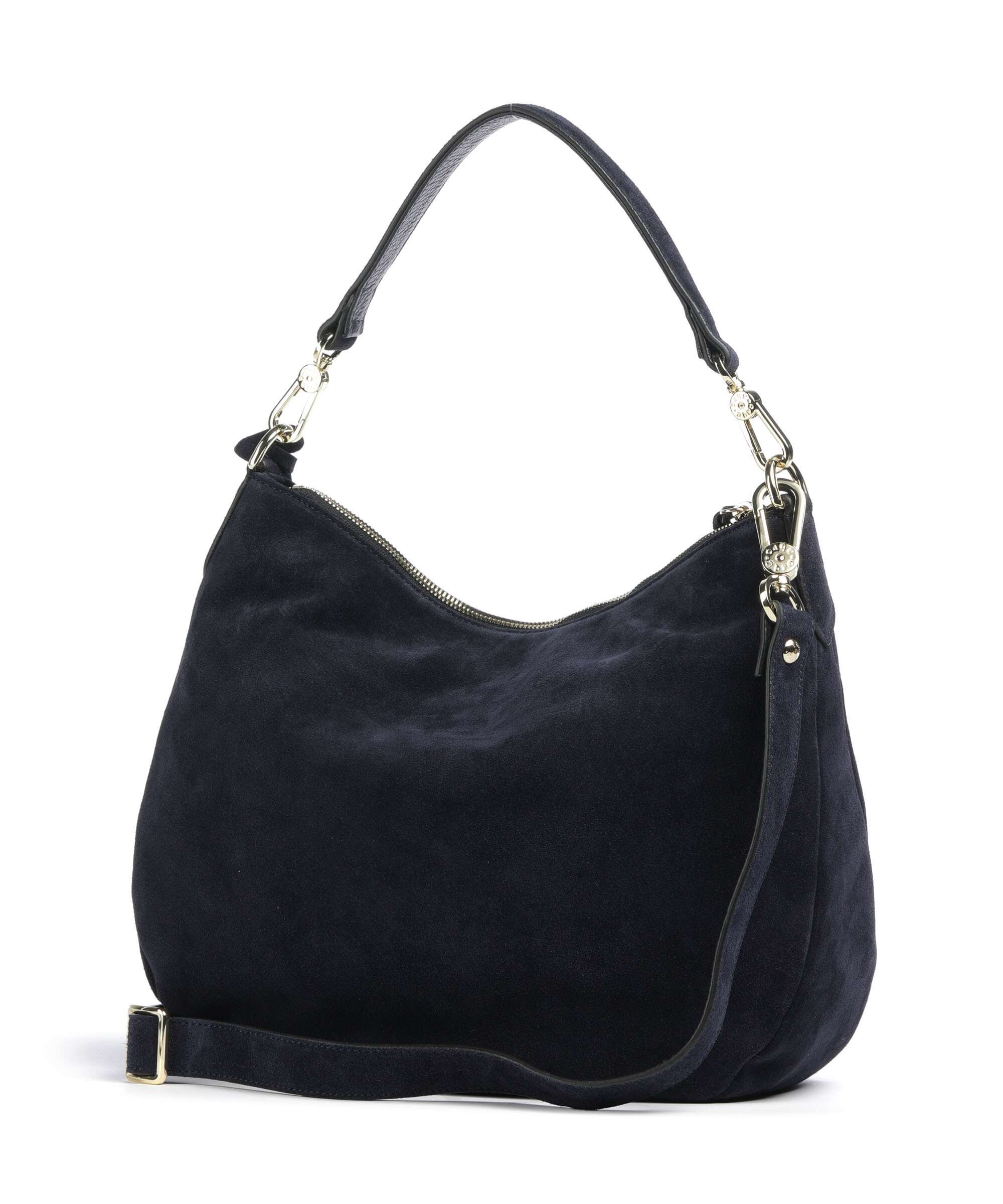 Abro Suede Juna Small Hobo tas navy - Image 2