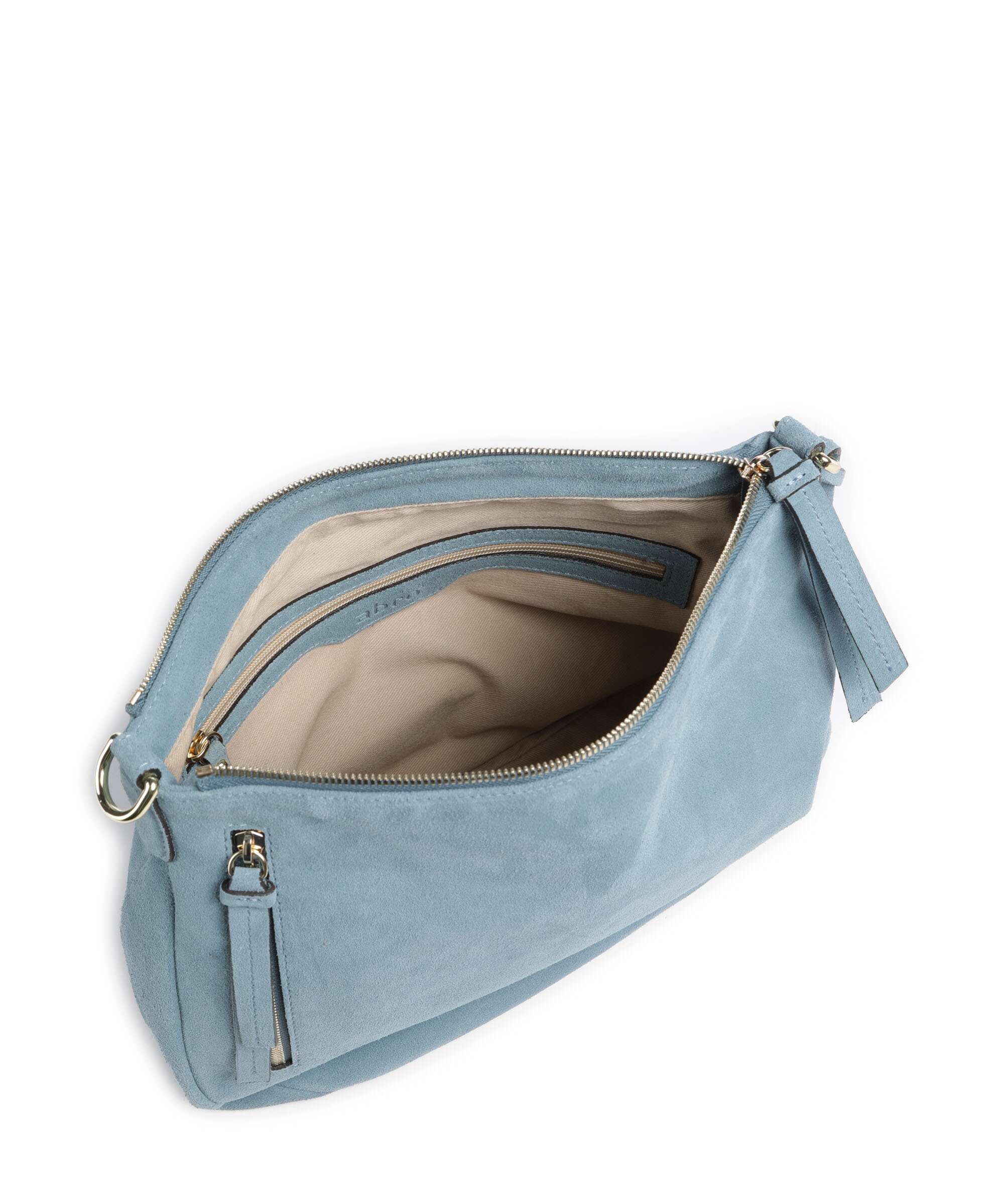 Abro Suede Juna Small Hobo tas sapphire - Image 5