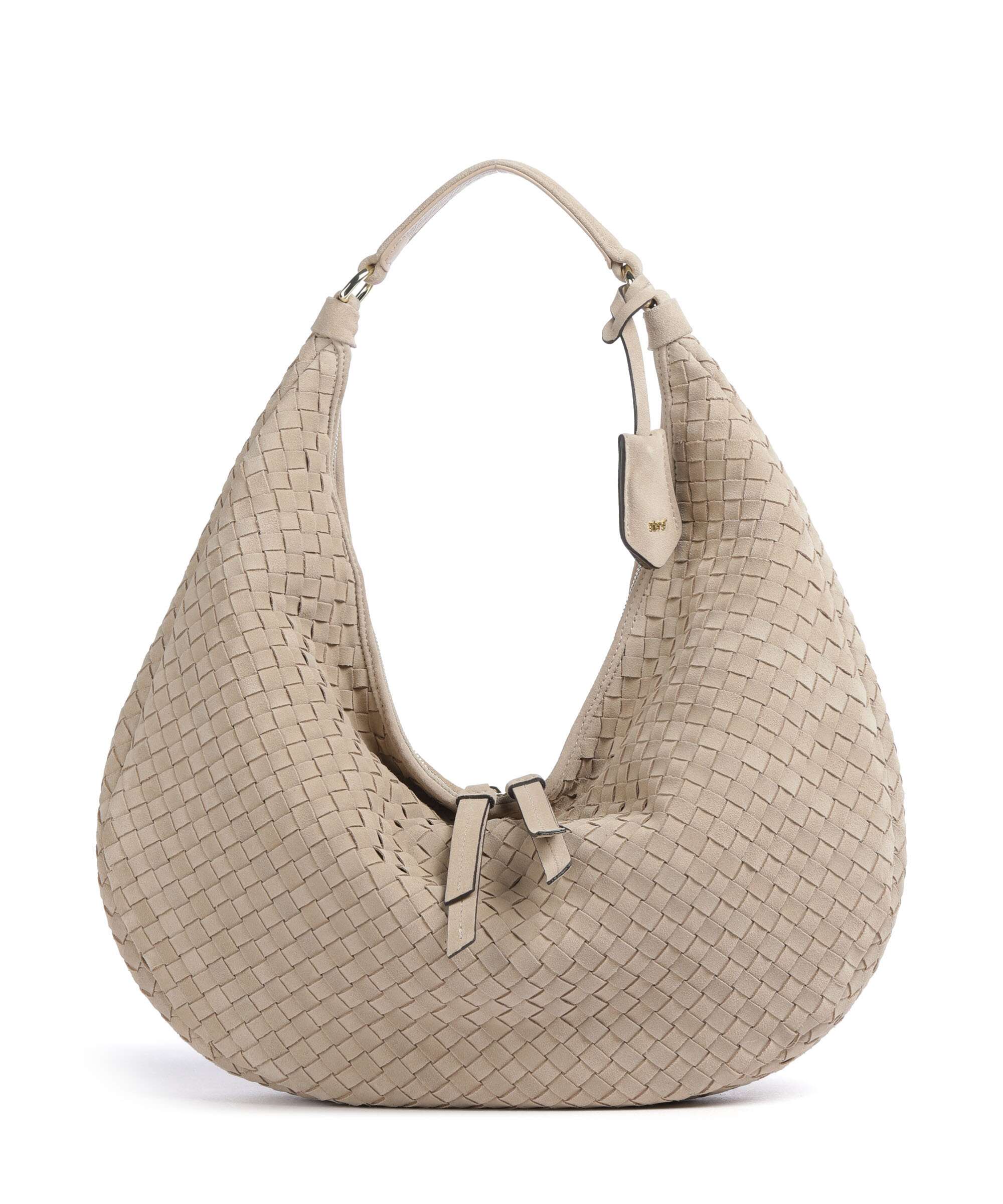 Abro Suede Nana Hobo tas natural