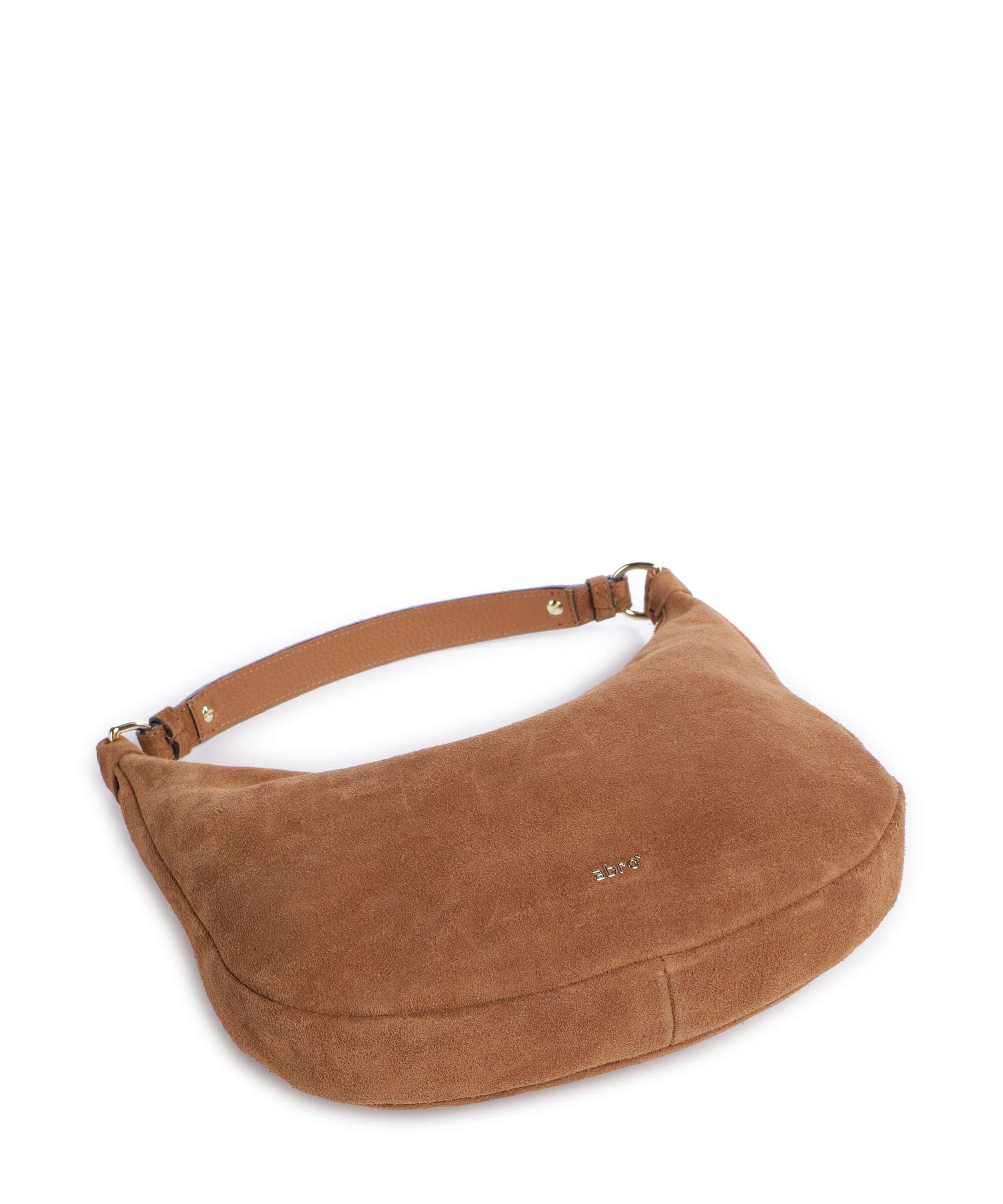 Abro Suede Nana Mini Hobo tas cuoio - Image 5
