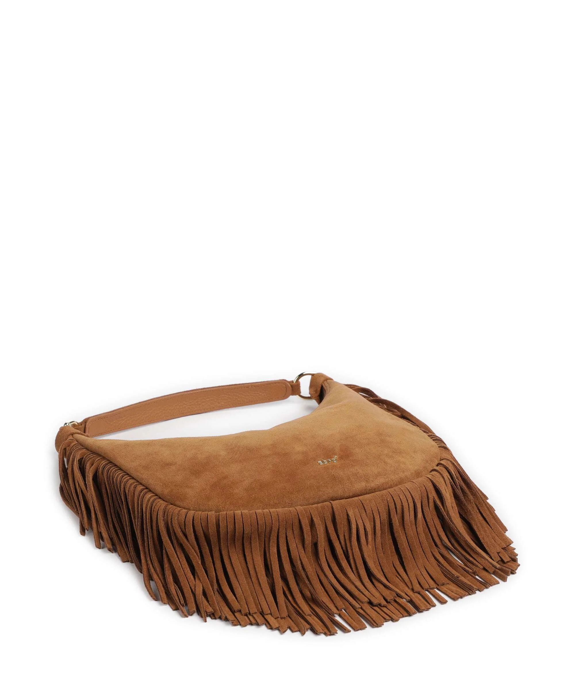 Abro Suede Nana Small Hobo tas cuoio - Image 4