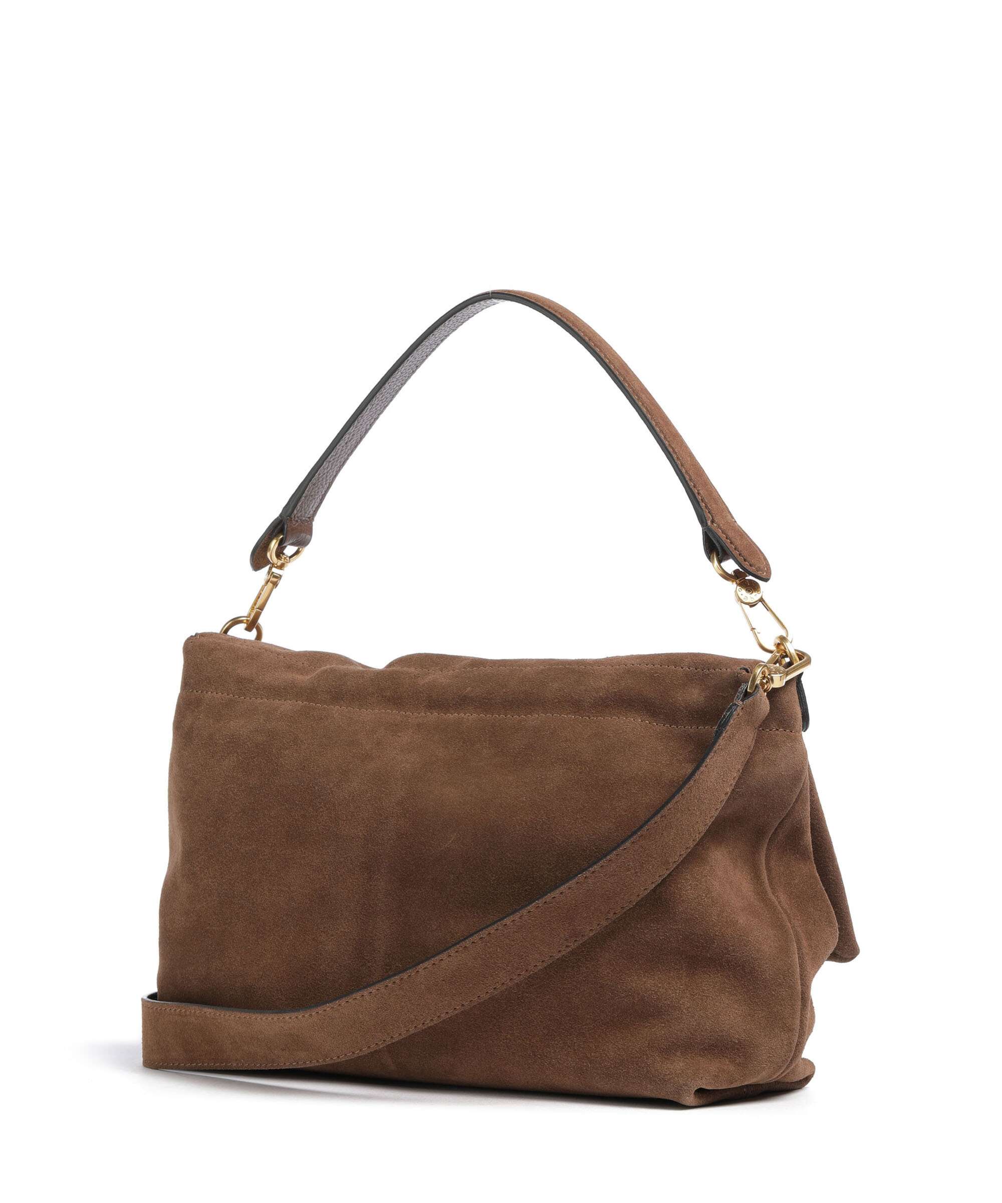 Abro Suede Temi Large Schoudertas wood - Image 2