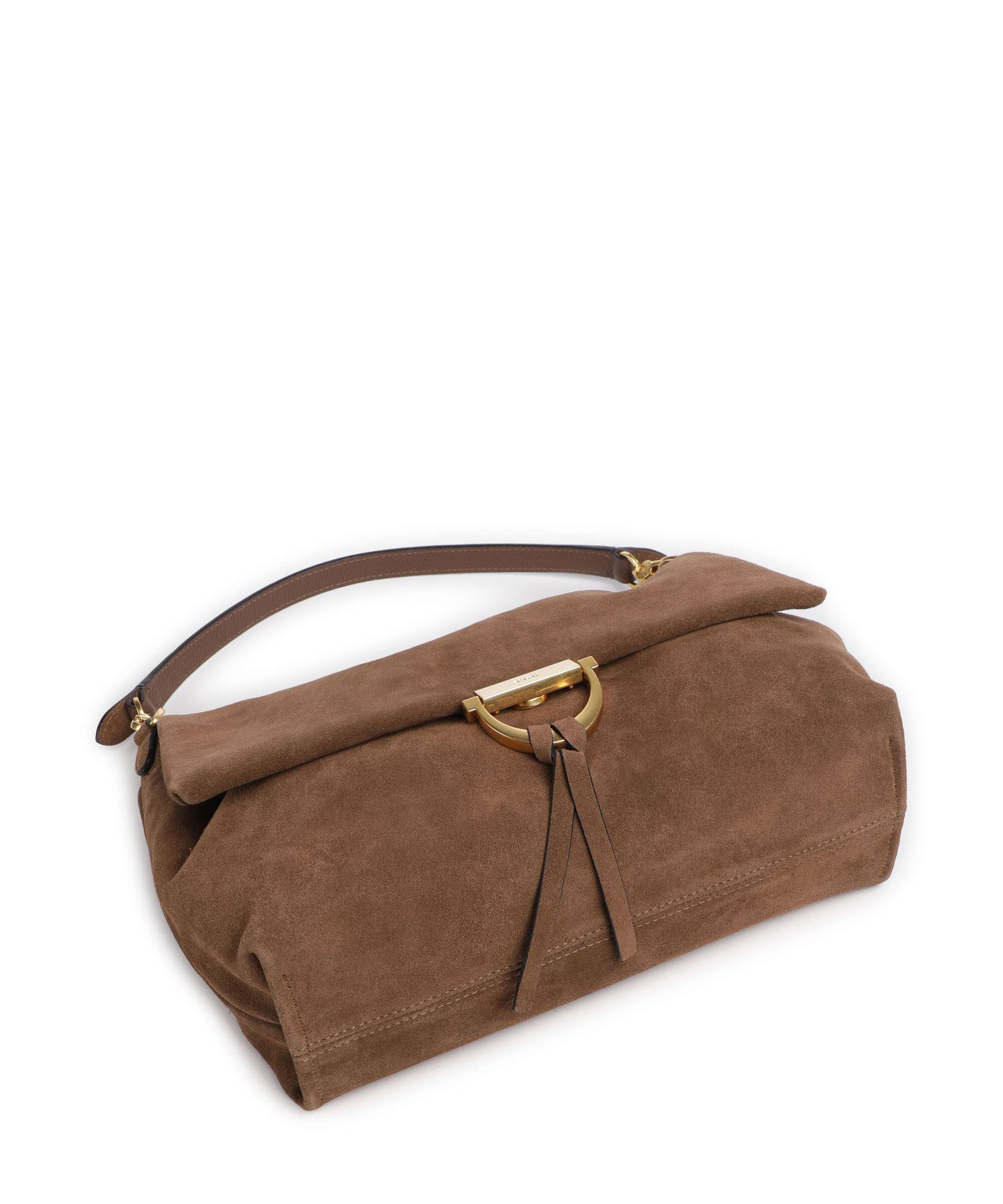 Abro Suede Temi Large Schoudertas wood - Image 6
