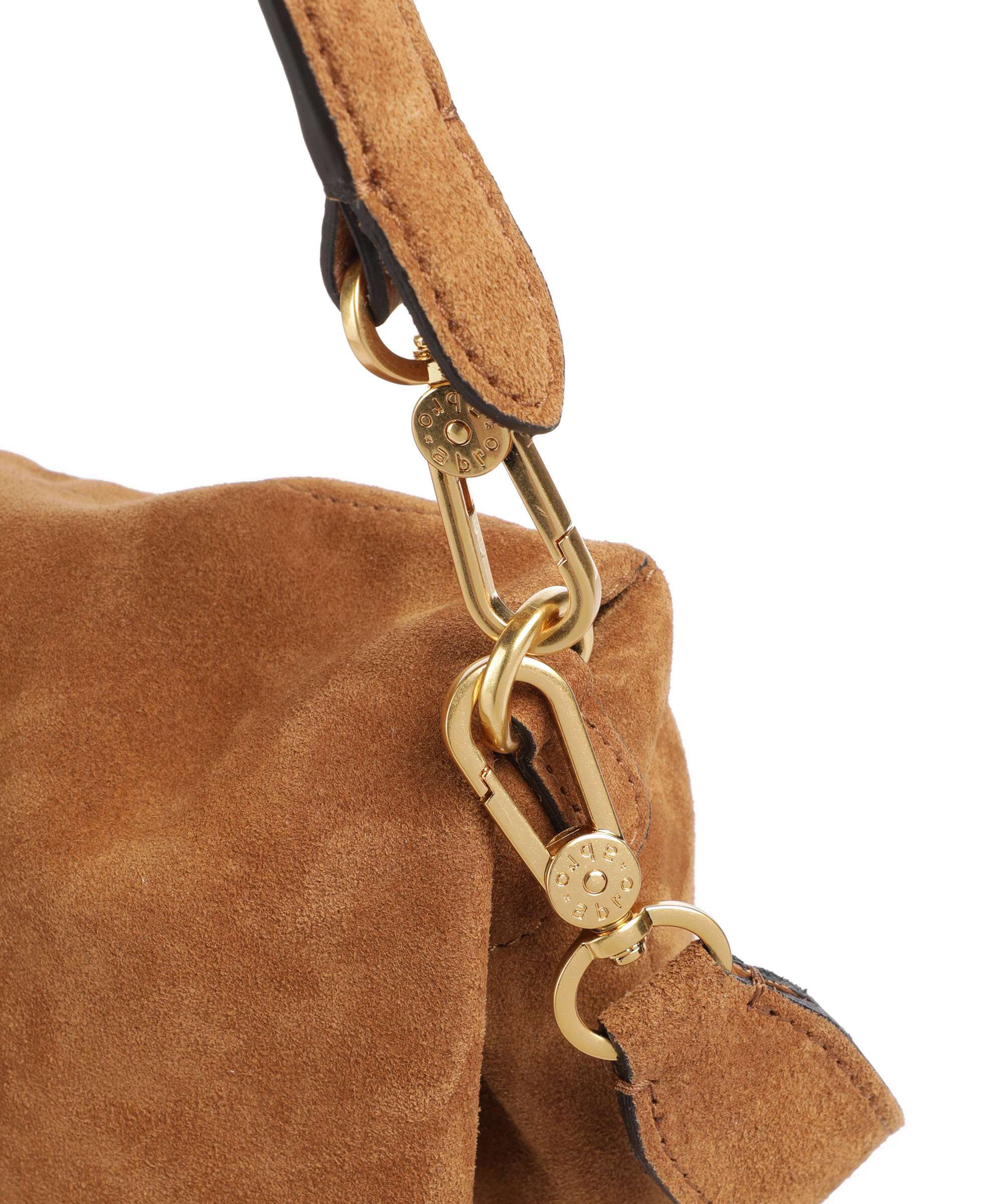Abro Suede Temi Medium Schoudertas cuoio - Image 5