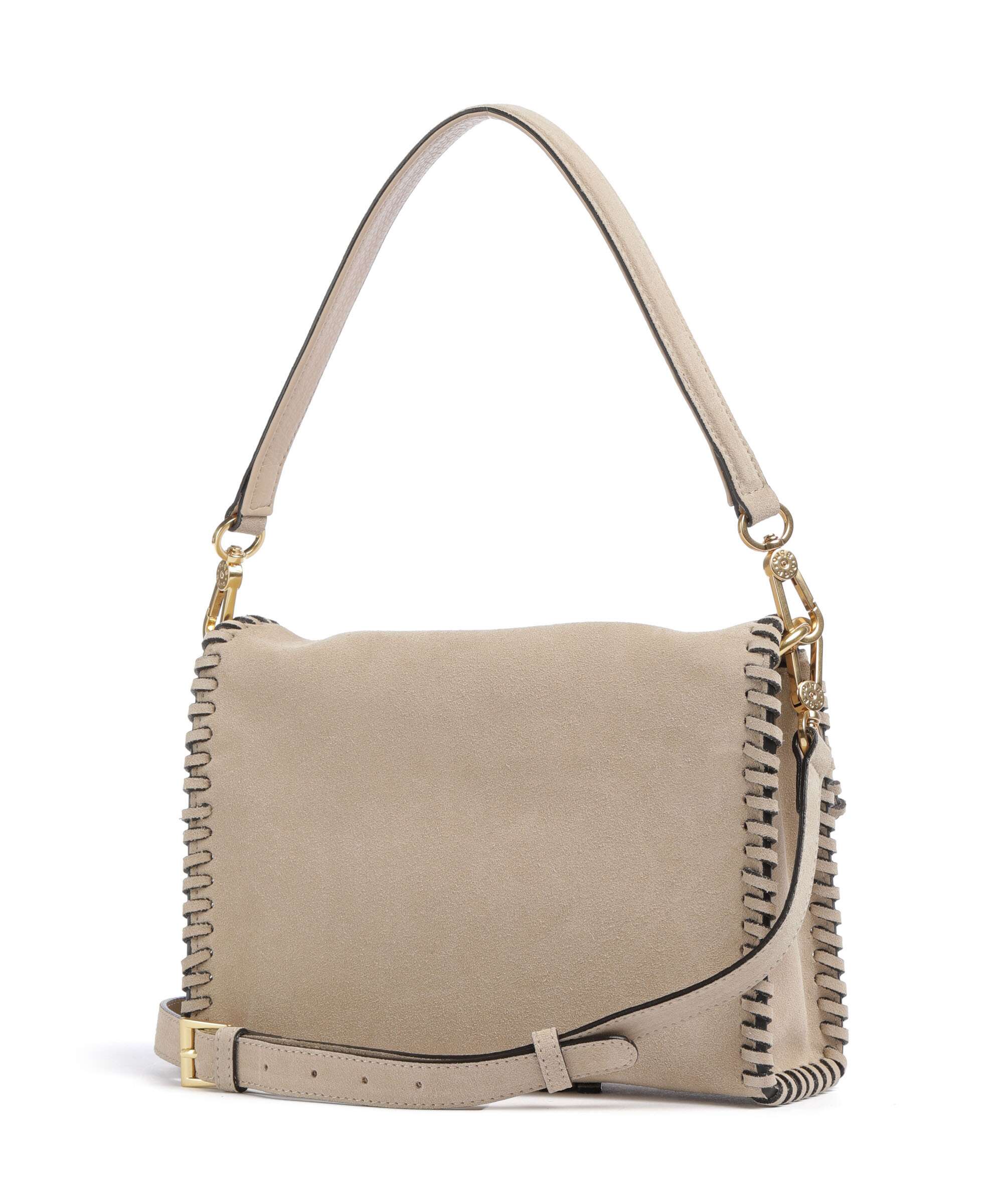 Abro Suede Temi Stitch Schoudertas natural - Image 2
