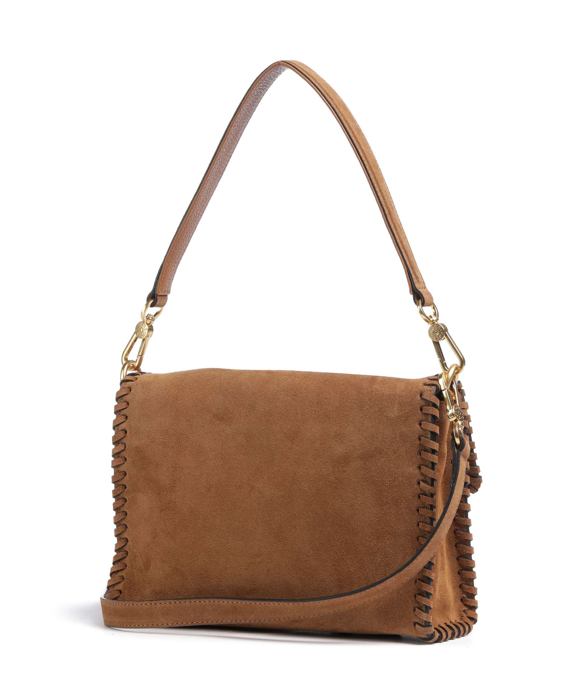 Abro Suede Temi Stitch Schoudertas cuoio - Image 2