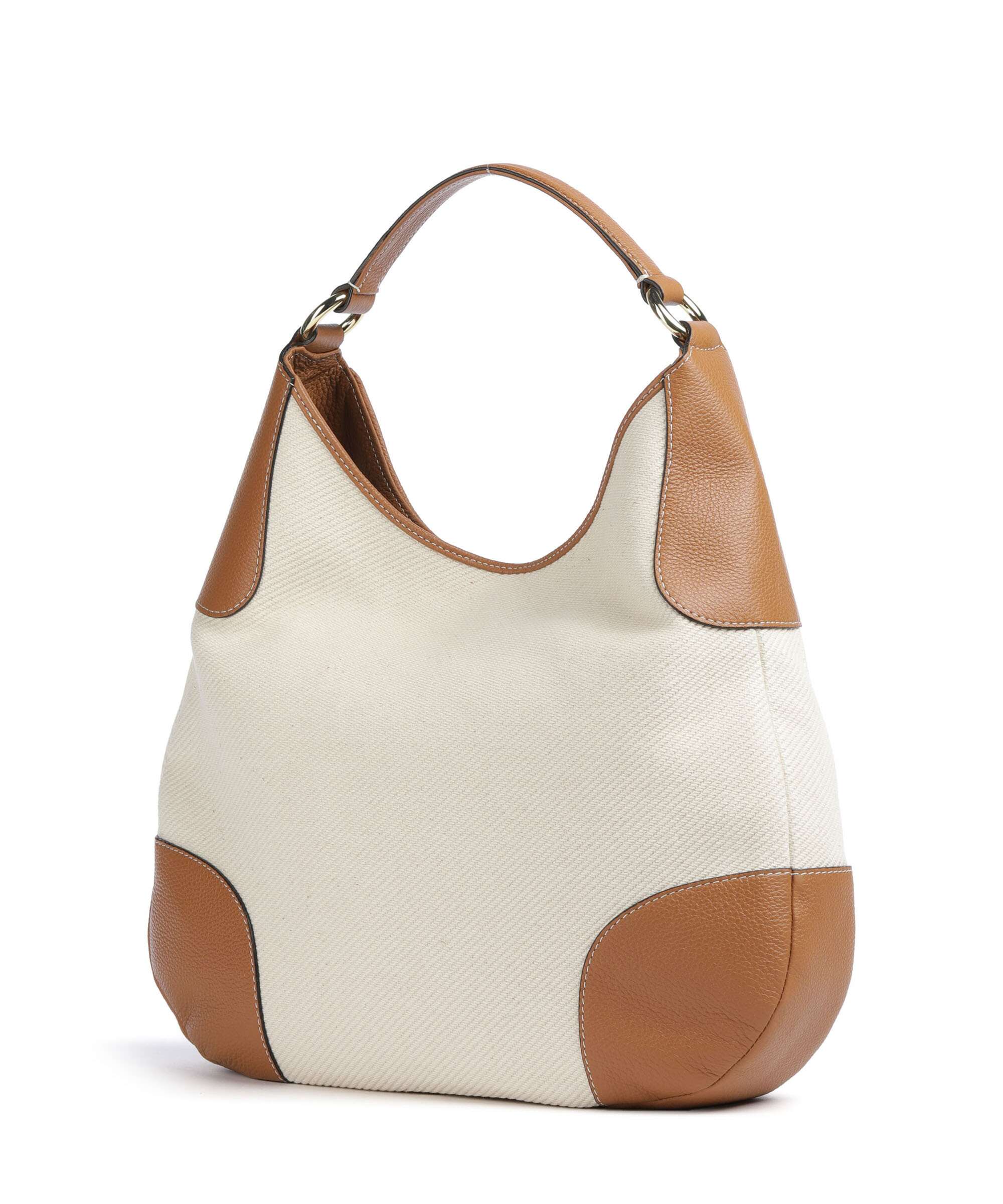Abro Super Drill Open Air Hobo tas ivory/cuoio - Image 2