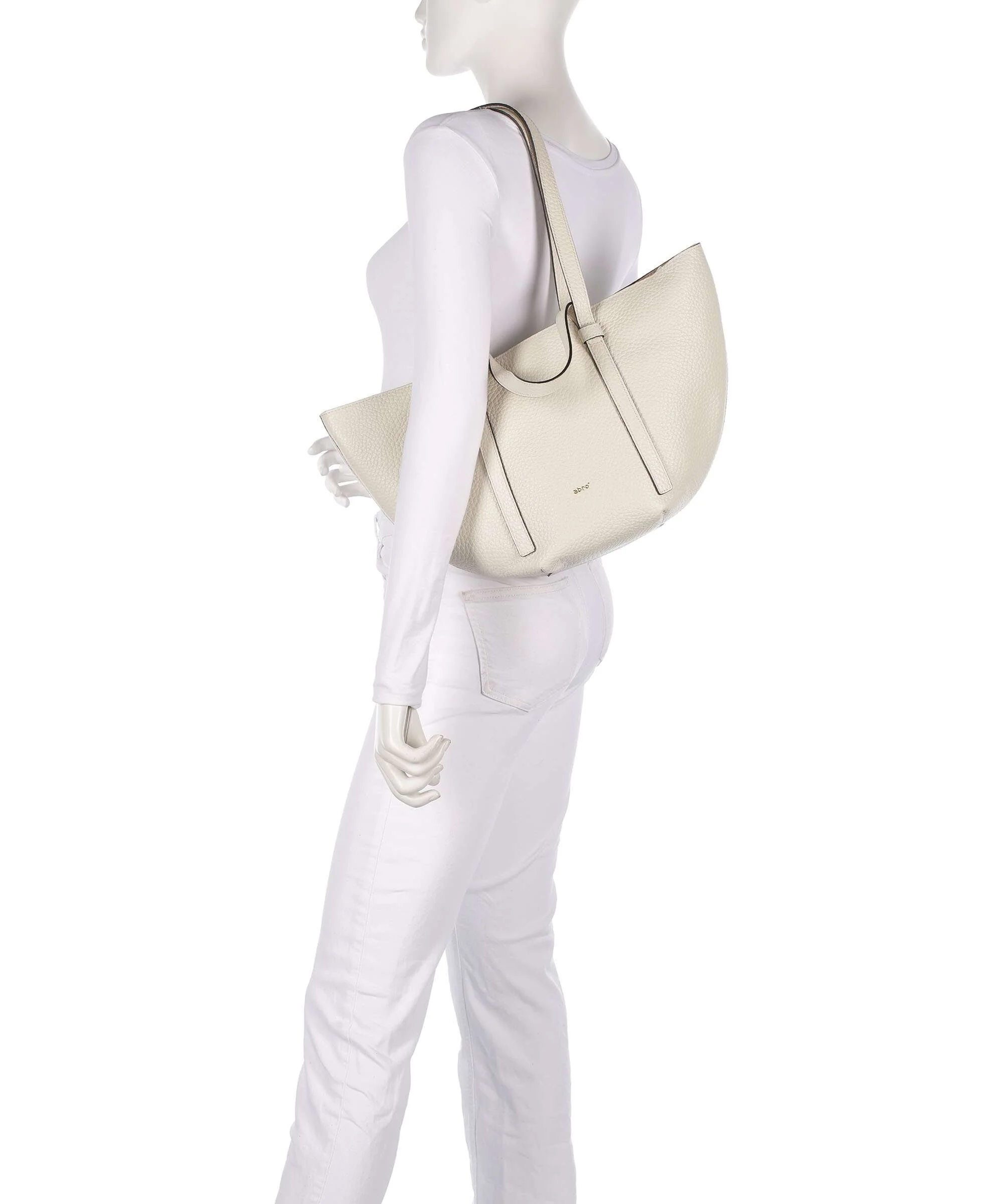 Abro Tekla Cosmo Medium Boodschappentas beige - Image 3