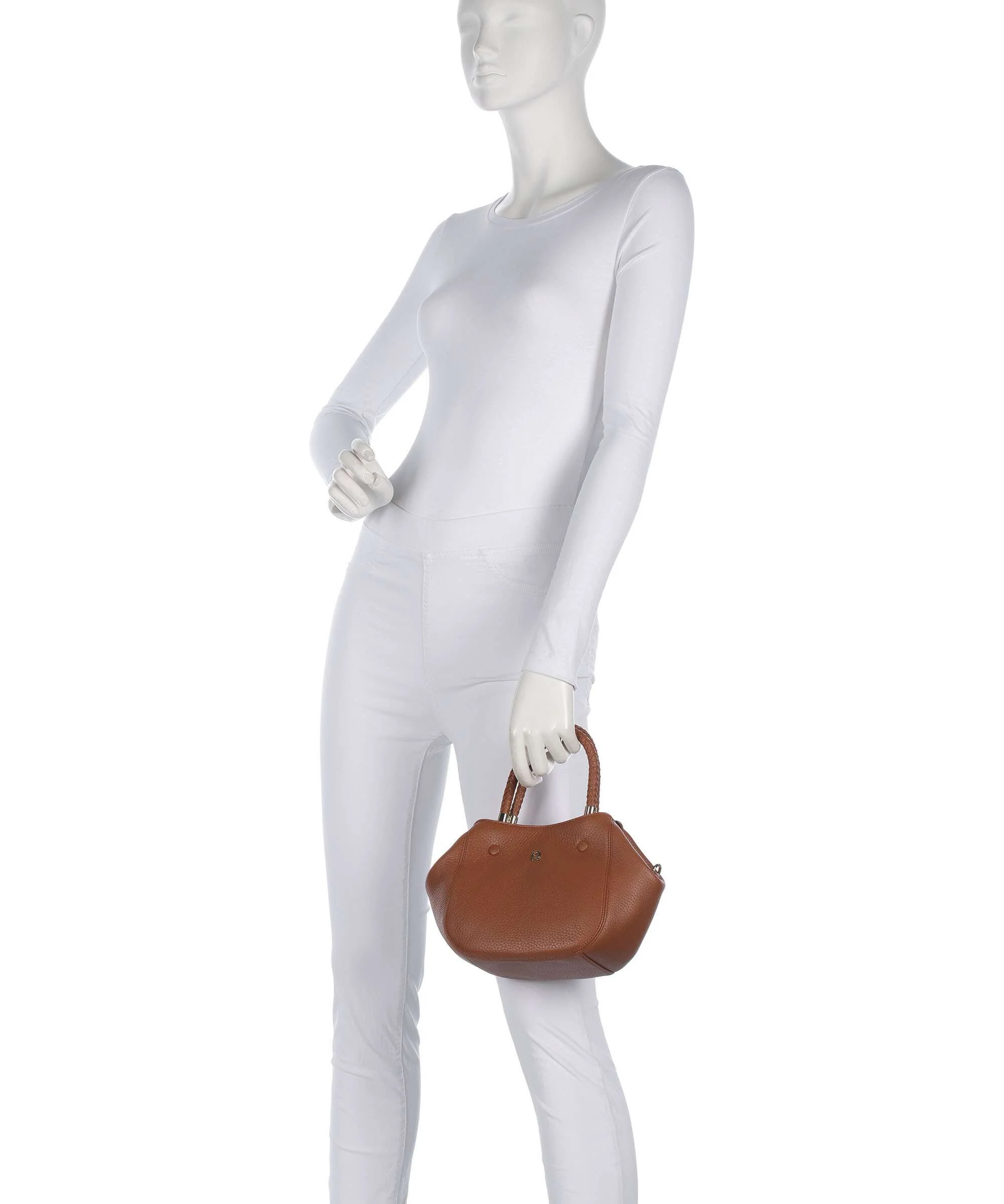 Aigner Carré Soft S Handtas cognac brown - Image 3