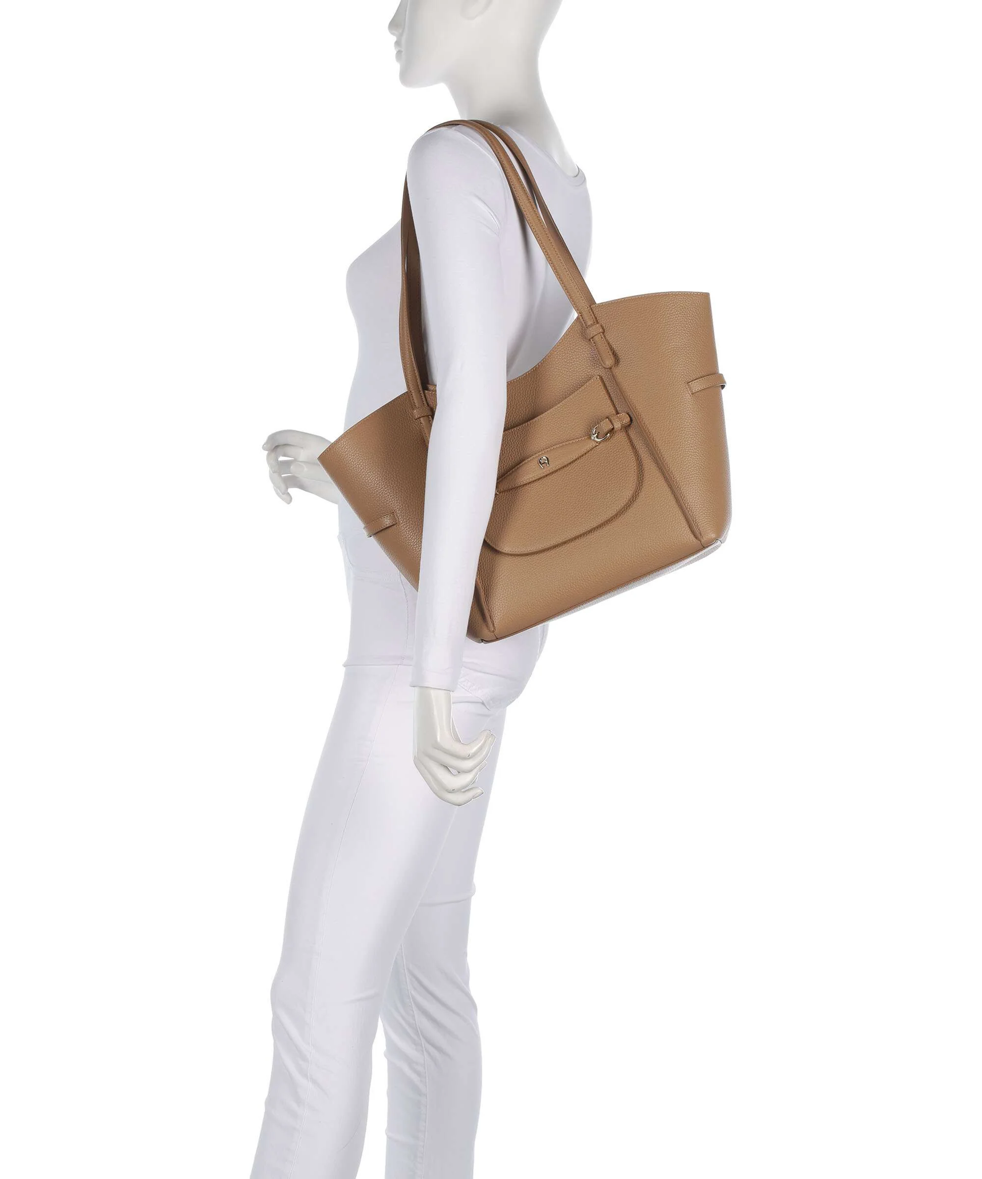Aigner Cavallo L Boodschappentas oat beige - Image 3