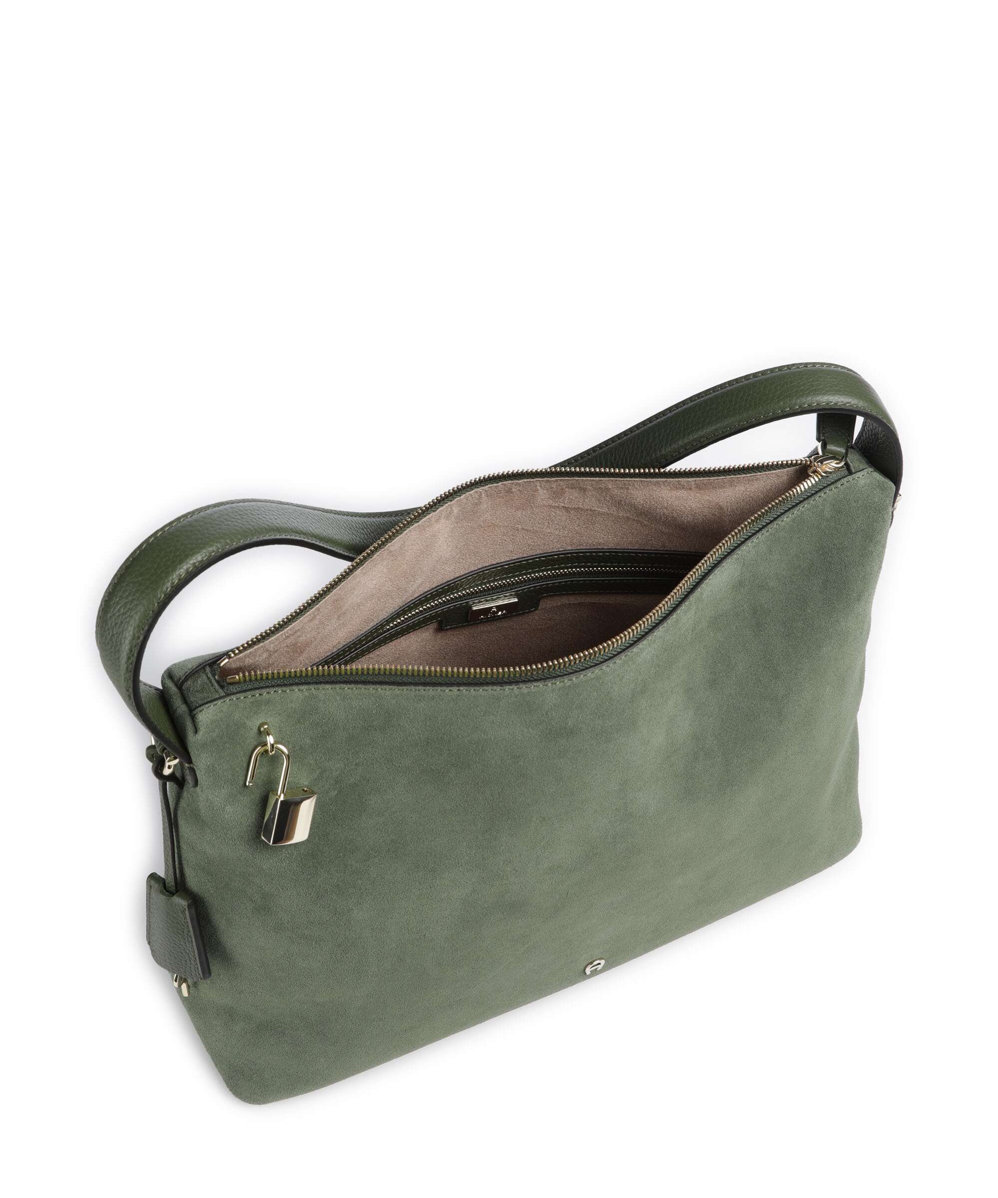 Aigner Delia L Hobo tas dark olive - Image 6