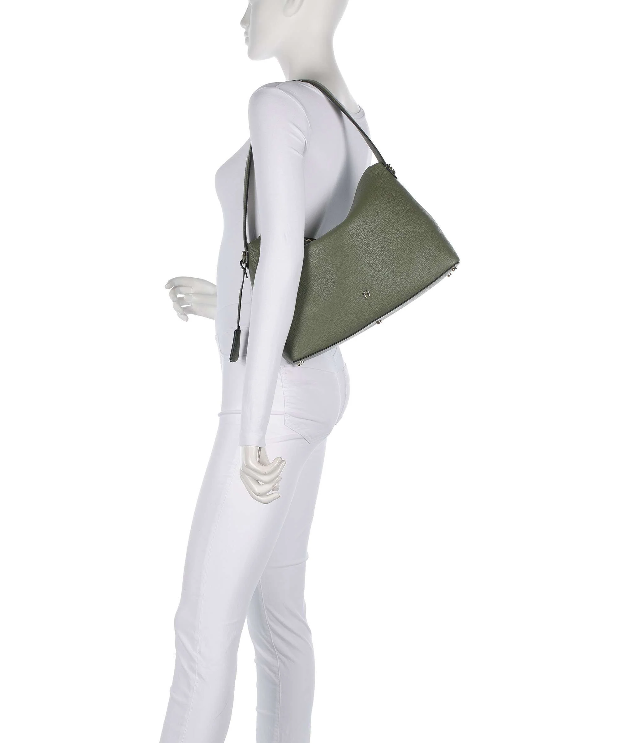 Aigner Delia M Hobo tas moss green - Image 3