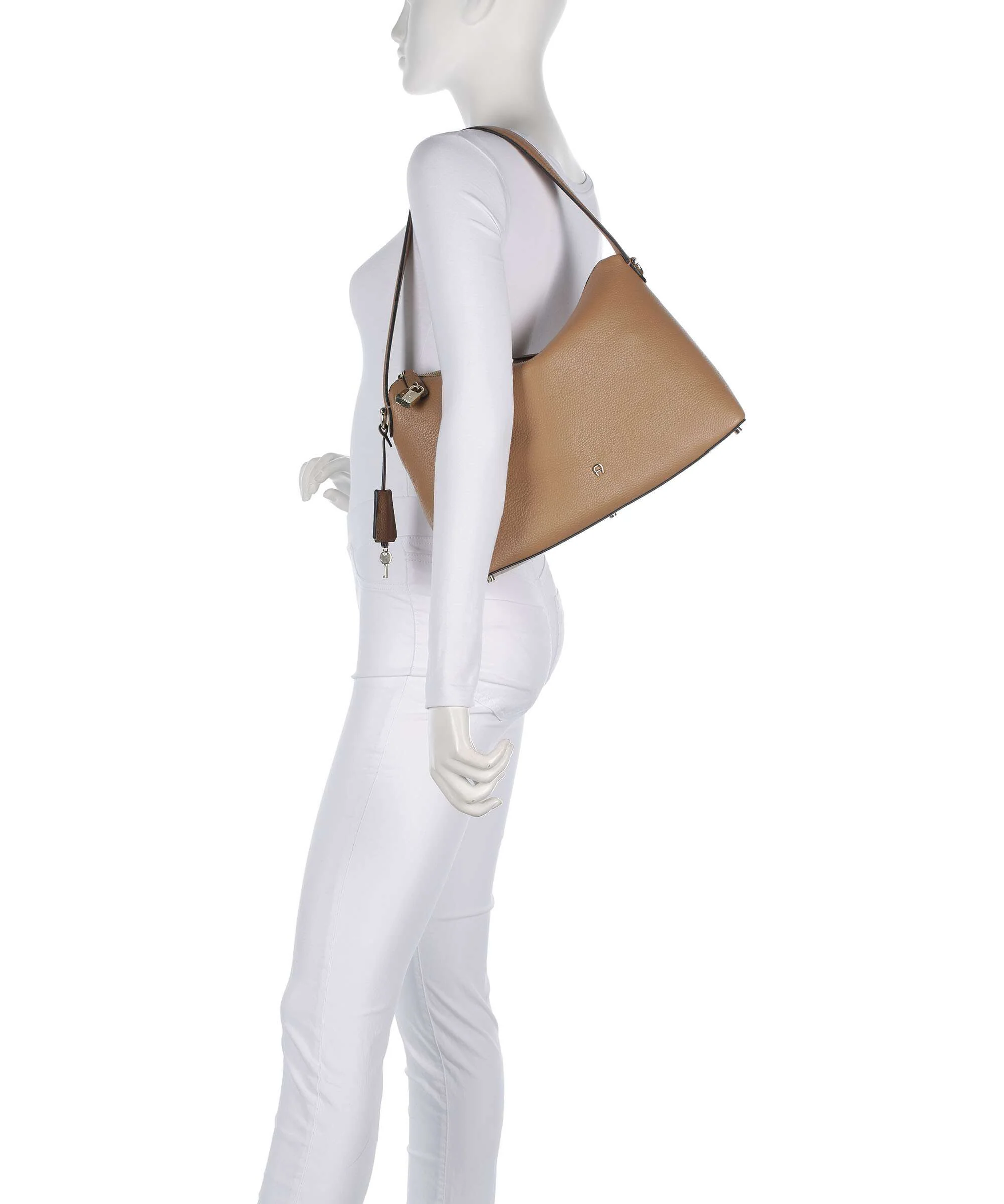 Aigner Delia M Hobo tas oat beige - Image 3