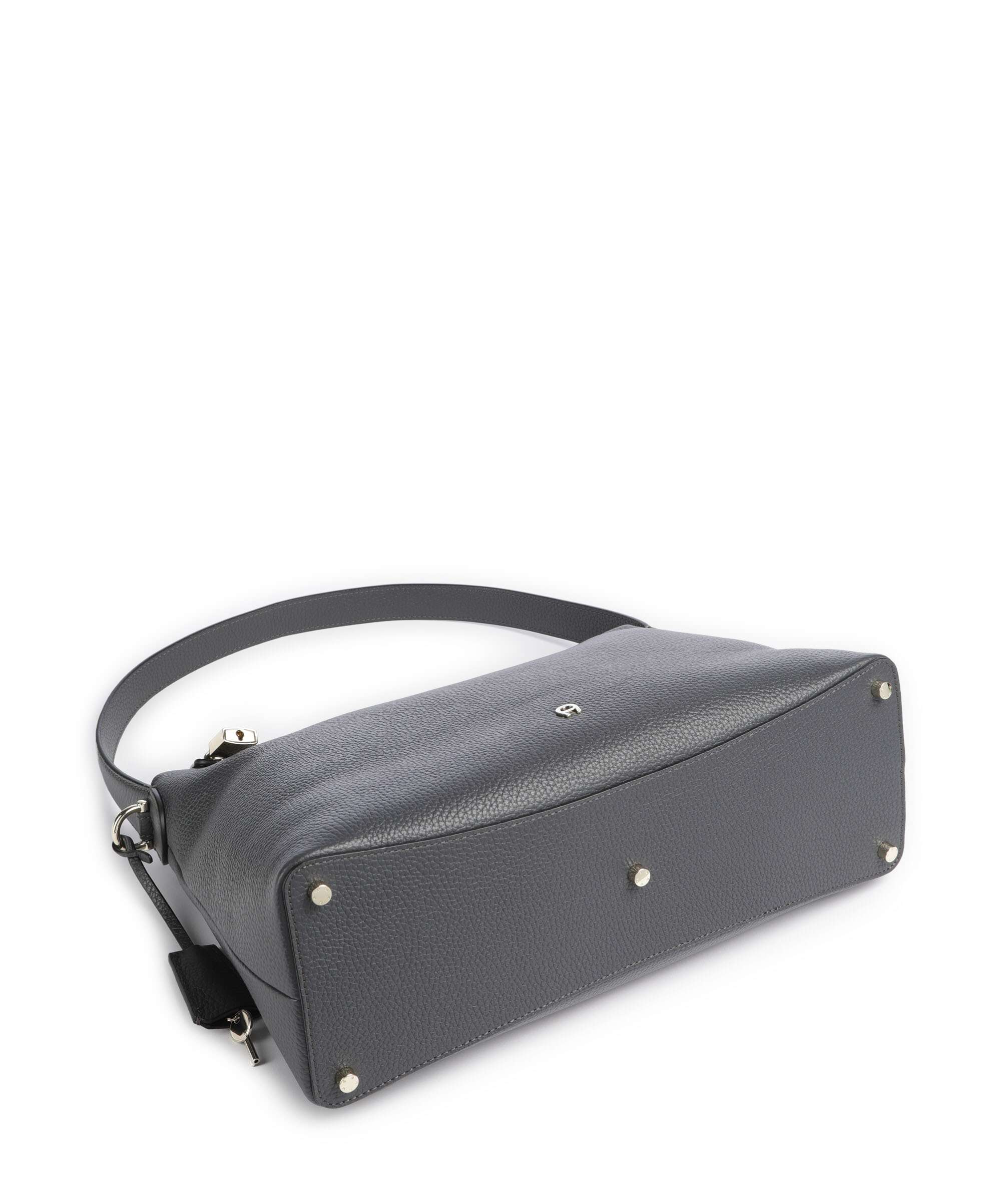 Aigner Delia M Hobo tas night grey - Image 5