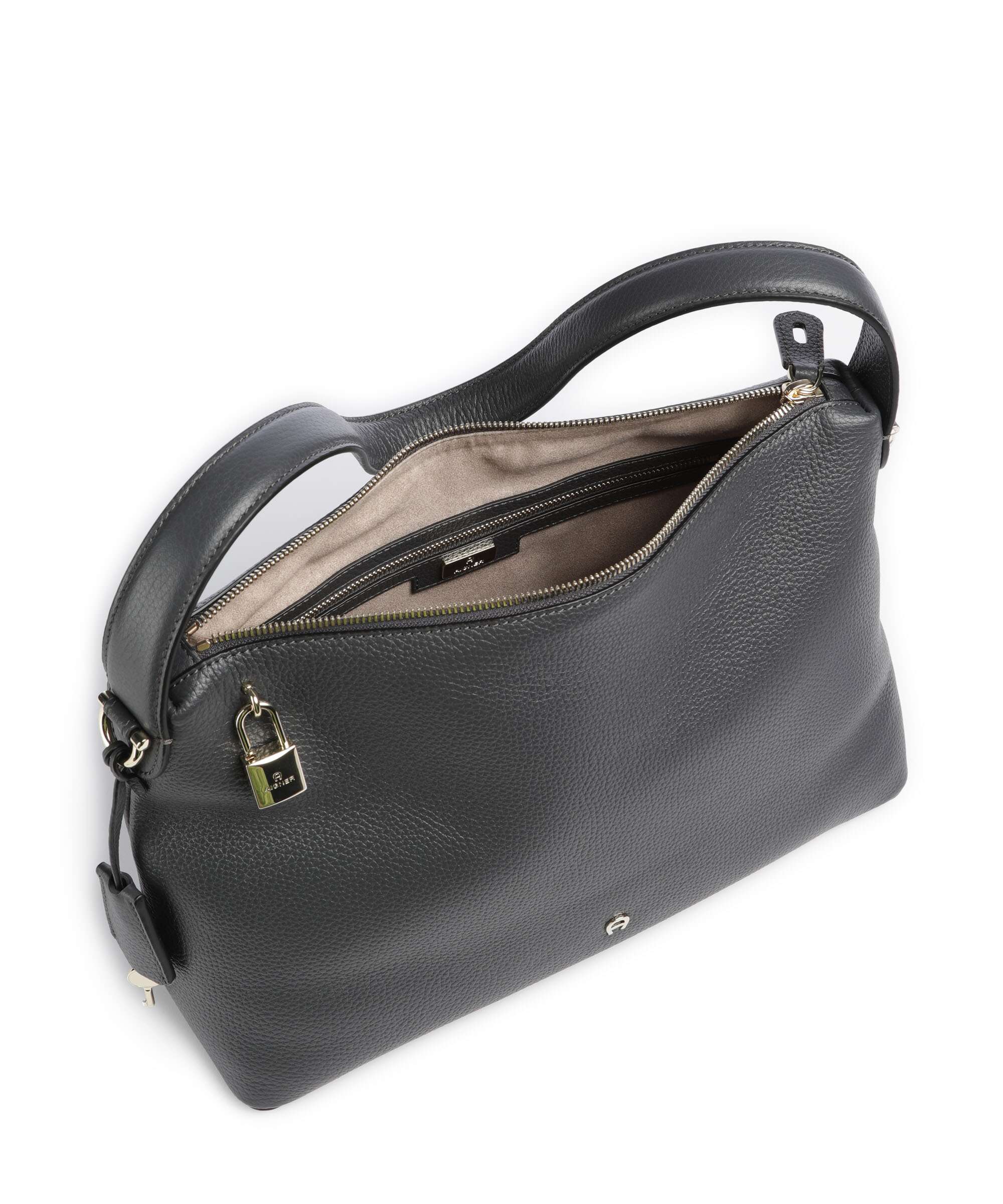 Aigner Delia M Hobo tas night grey - Image 6