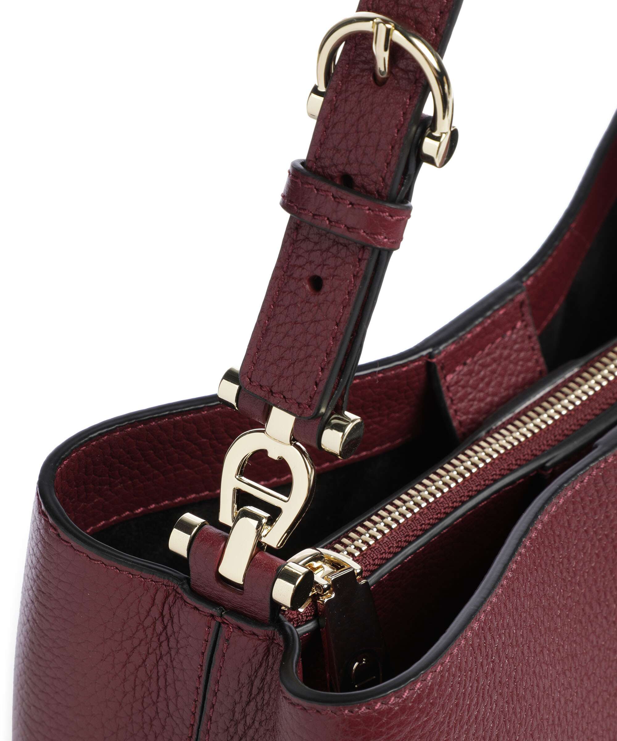 Aigner Delia M Hobo tas burgundy - Image 4