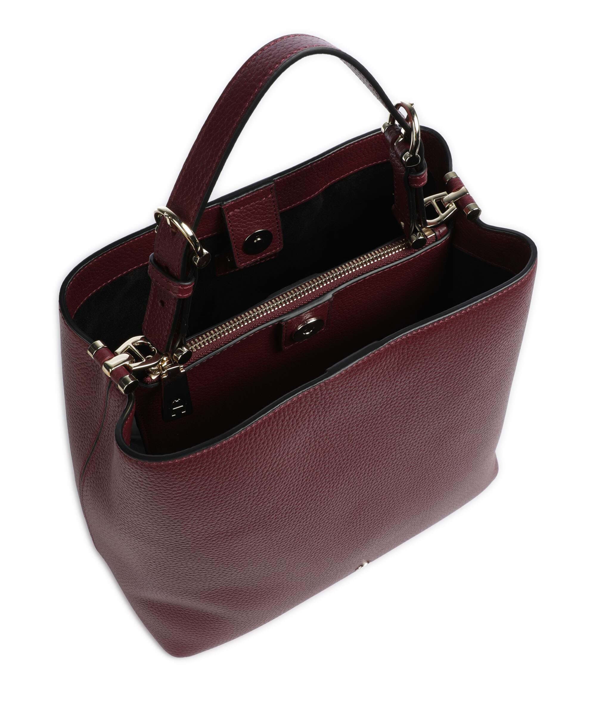 Aigner Delia M Hobo tas burgundy - Image 6