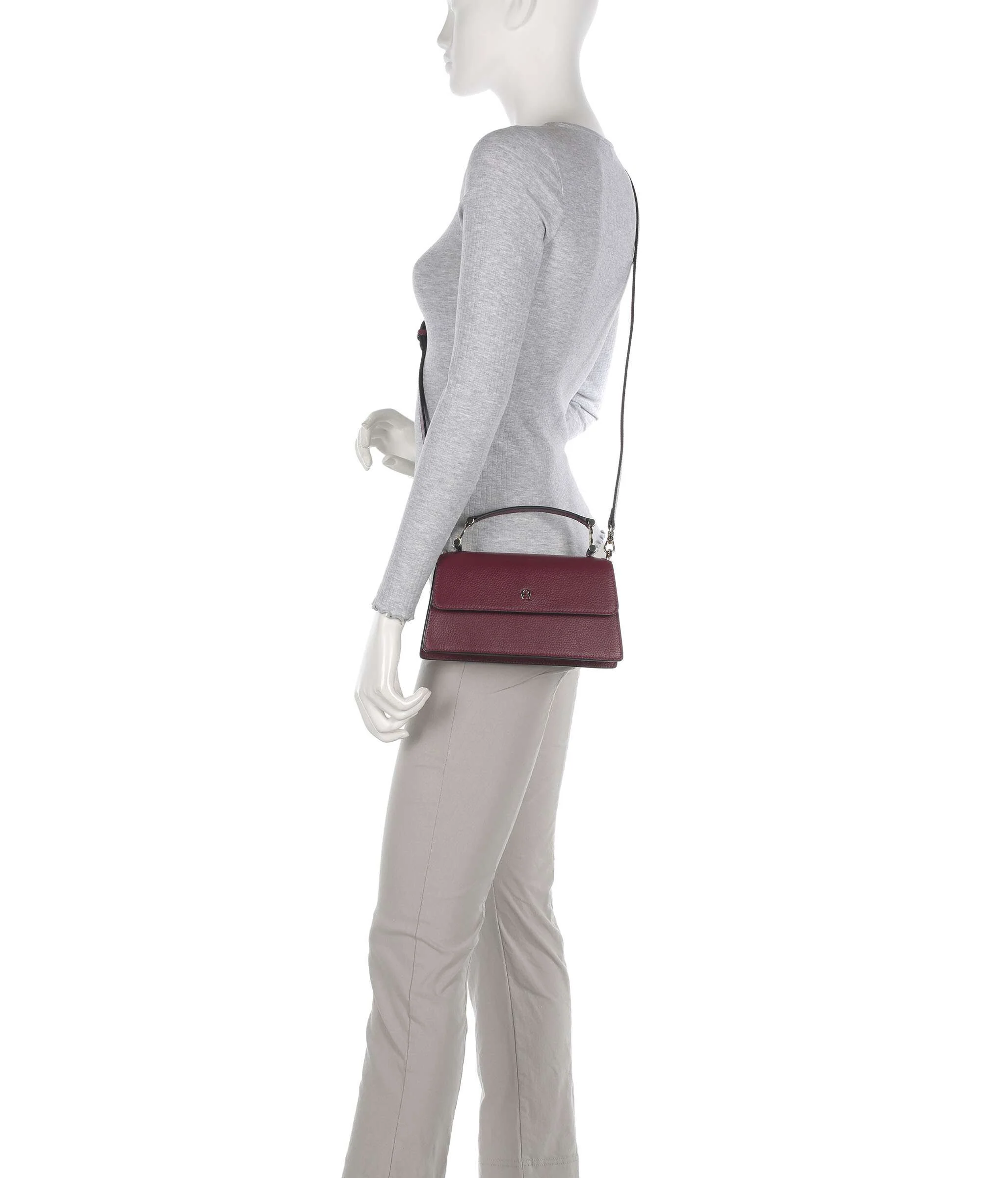 Aigner Delia S Crossbody tas burgundy - Image 3