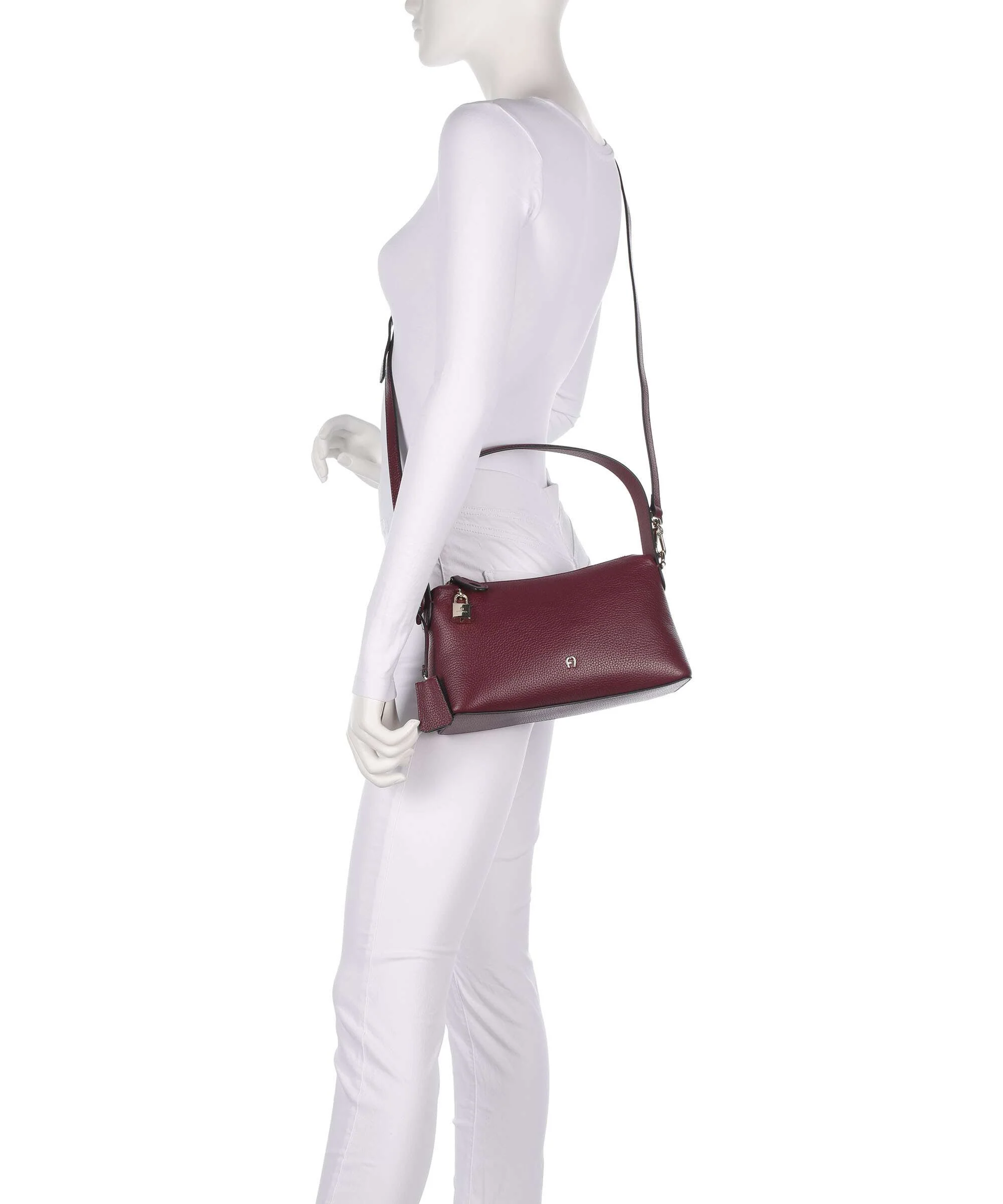 Aigner Delia S Schoudertas burgundy - Image 4