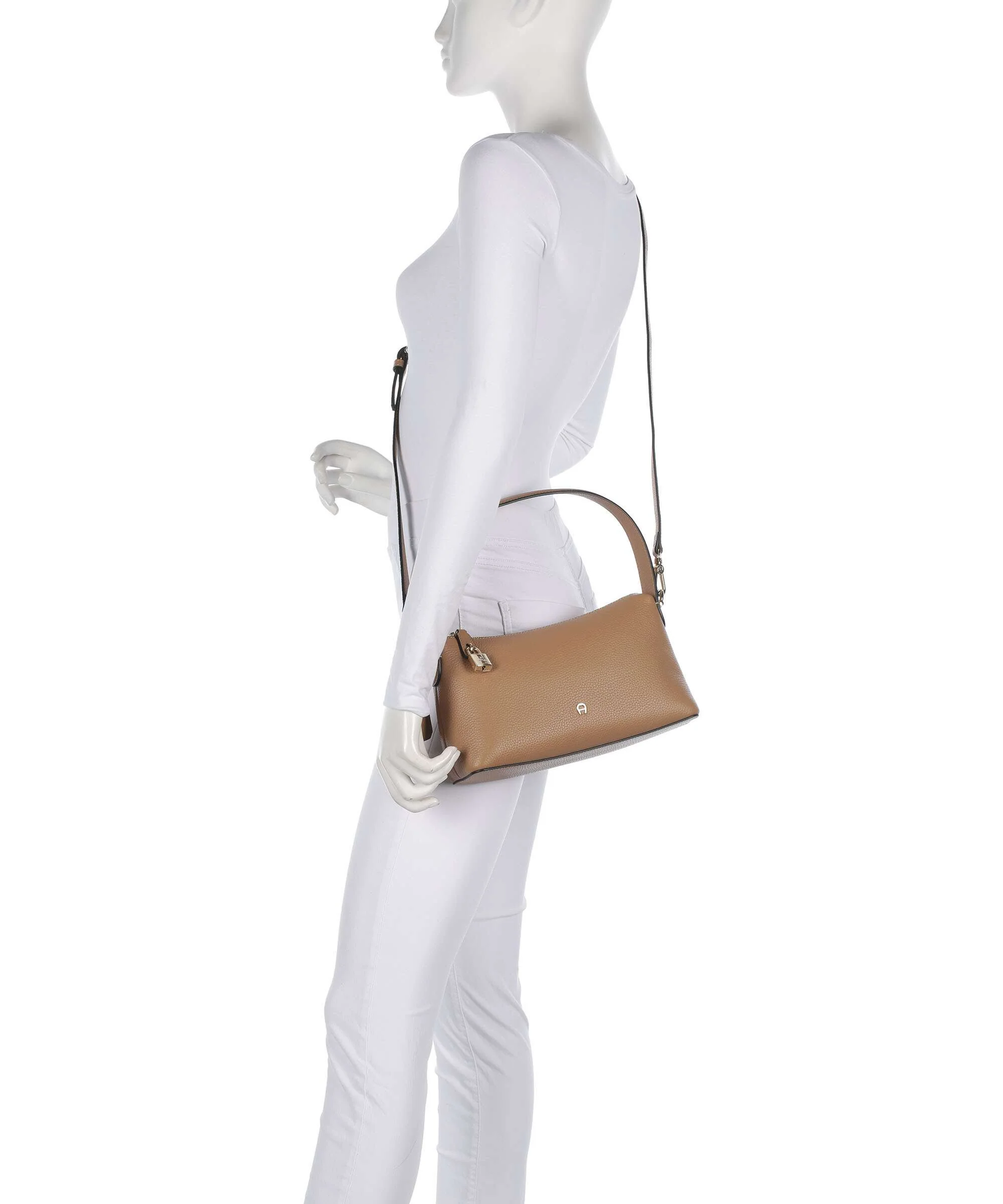 Aigner Delia S Schoudertas oat beige - Image 4