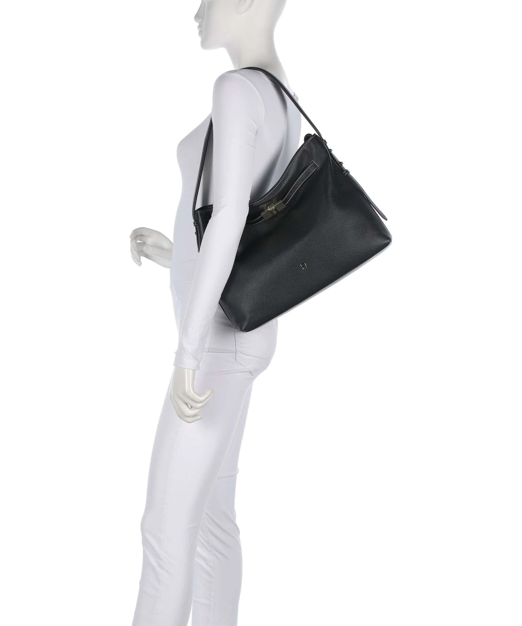 Aigner Farah M Hobo tas black - Image 3
