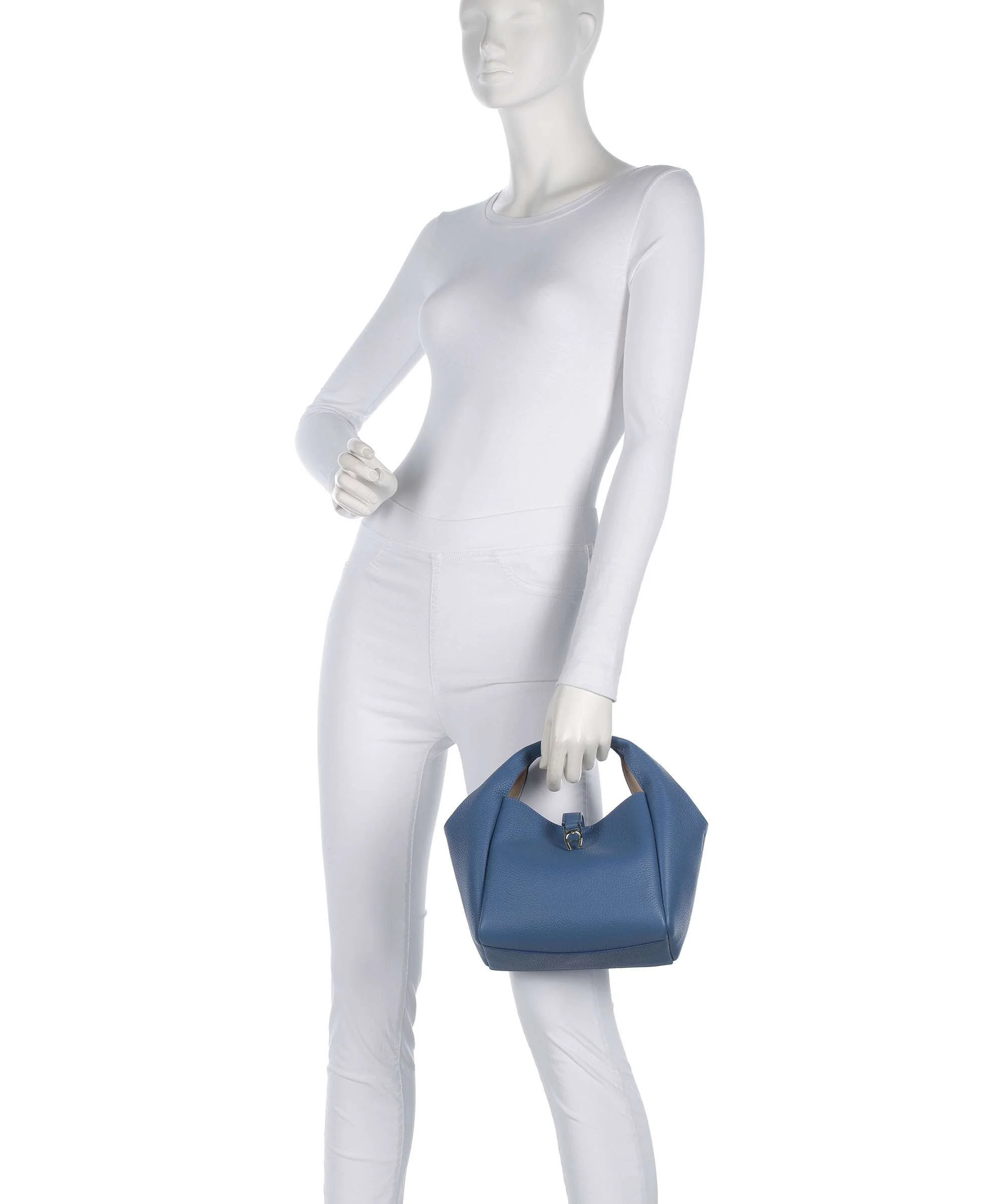 Aigner Zaira S Handtas porcelain blue - Image 3