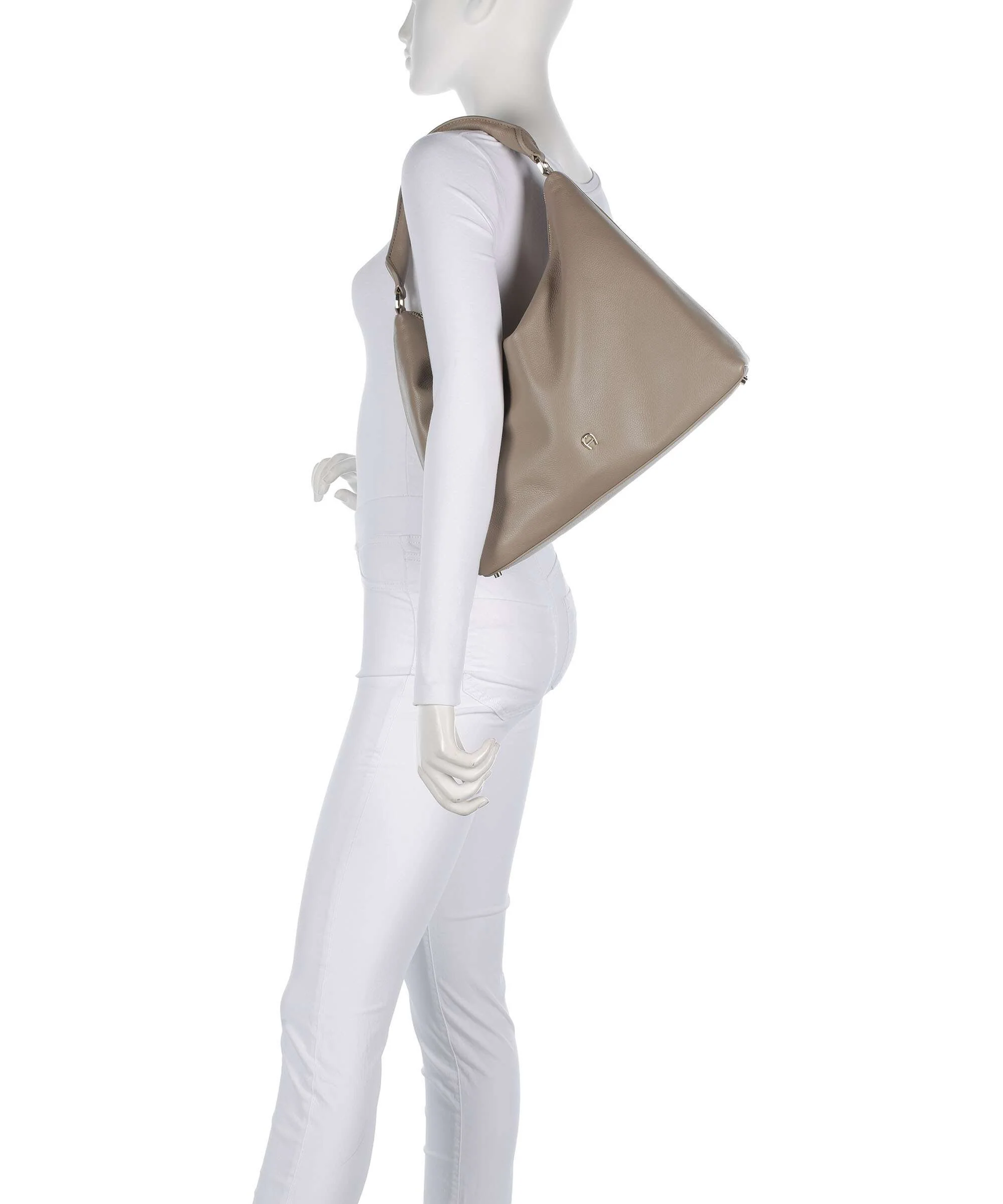Aigner Zita M Hobo tas taupe - Image 3