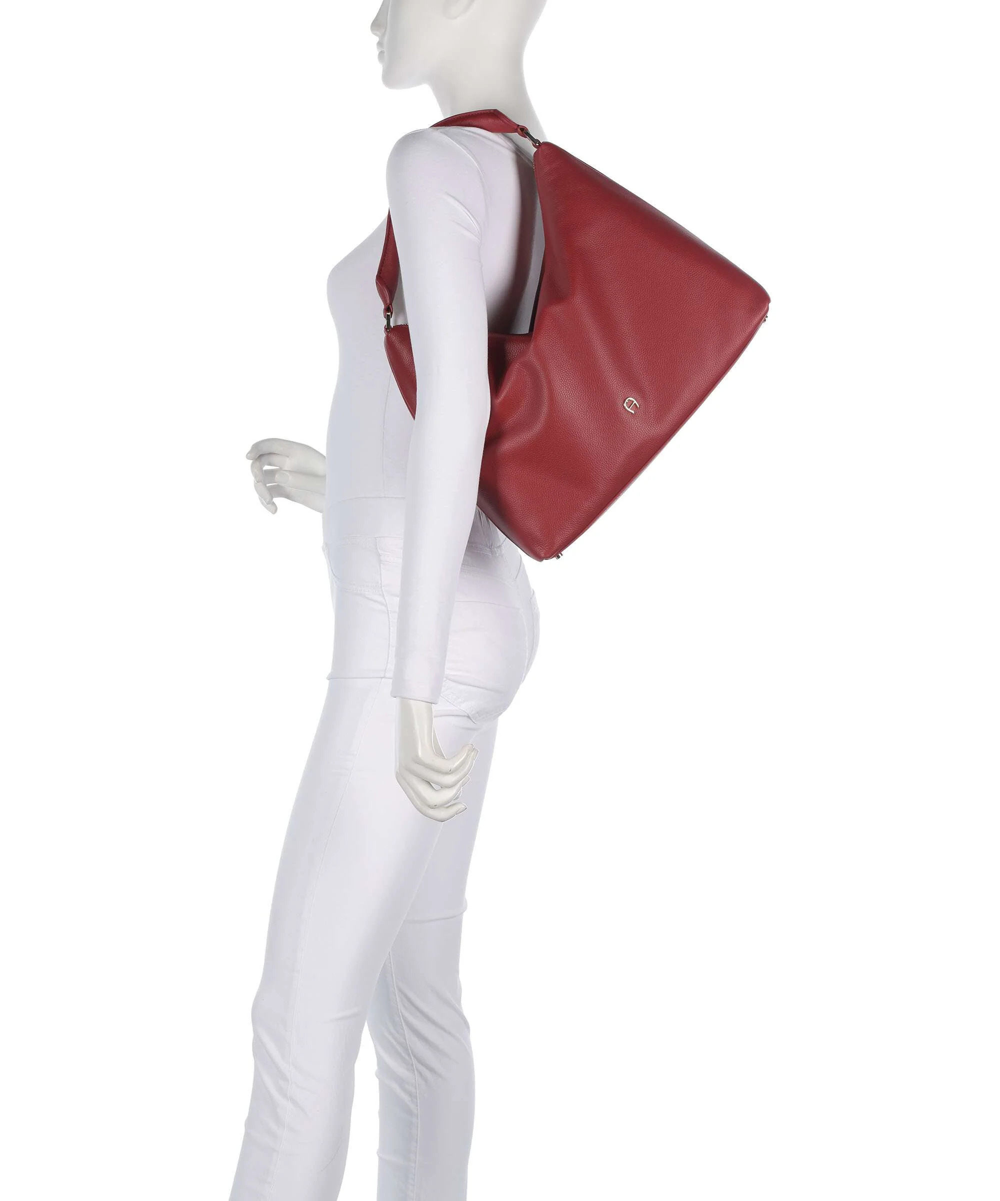 Aigner Zita M Hobo tas burnt red - Image 3