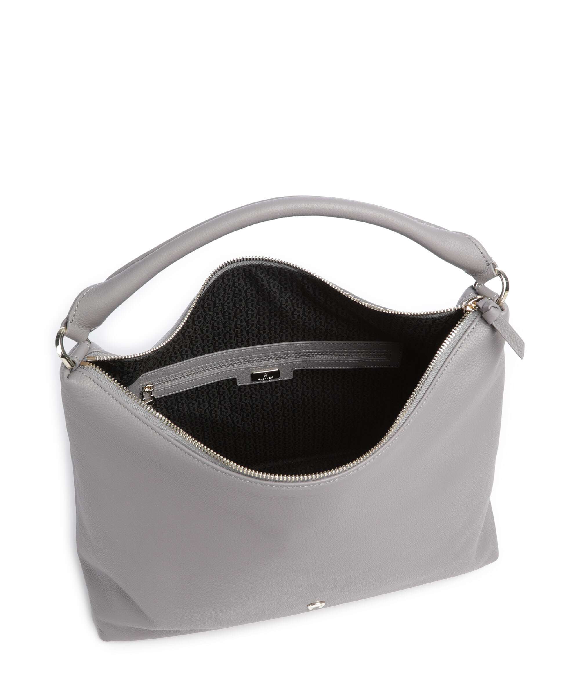 Aigner Zita M Hobo tas iron grey - Image 6