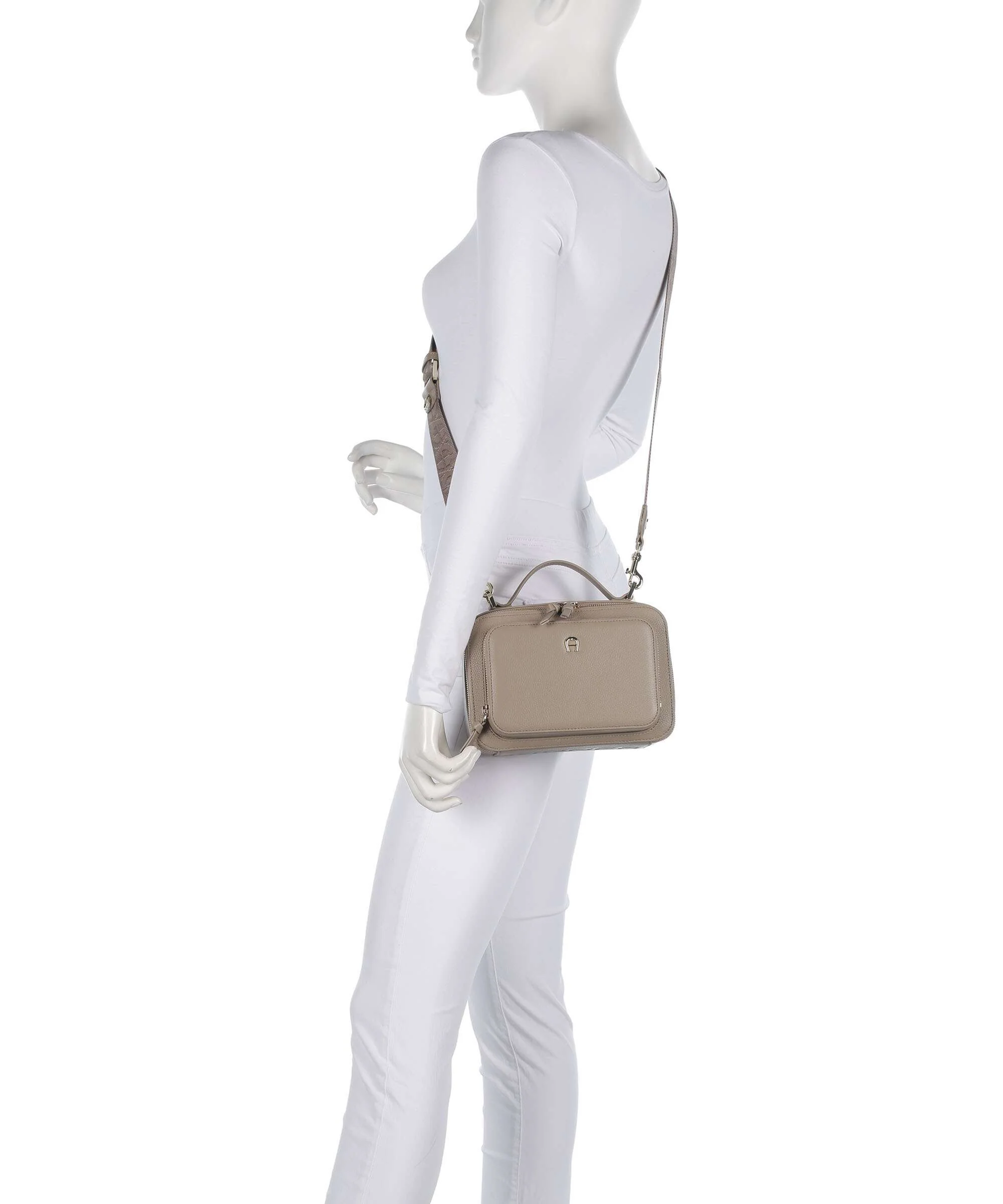 Aigner Zita S Crossbody tas taupe - Image 3