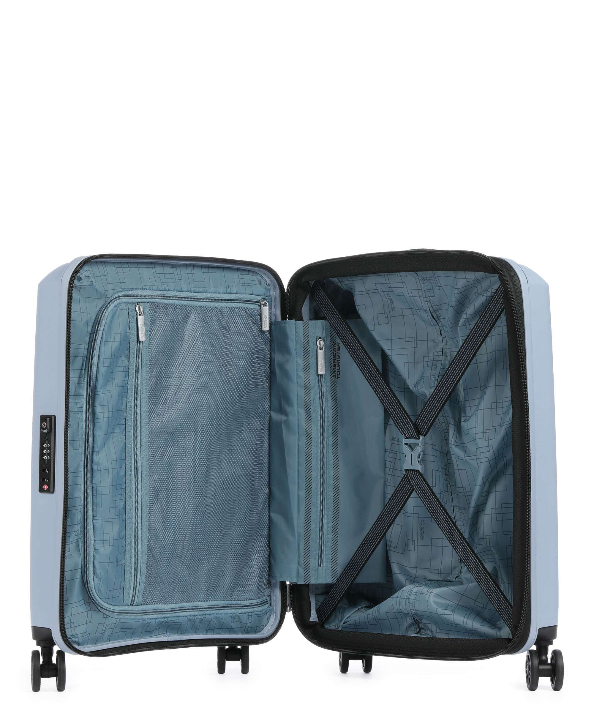 American Tourister Aerostep Trolley (4 wielen) soho grey - Image 6