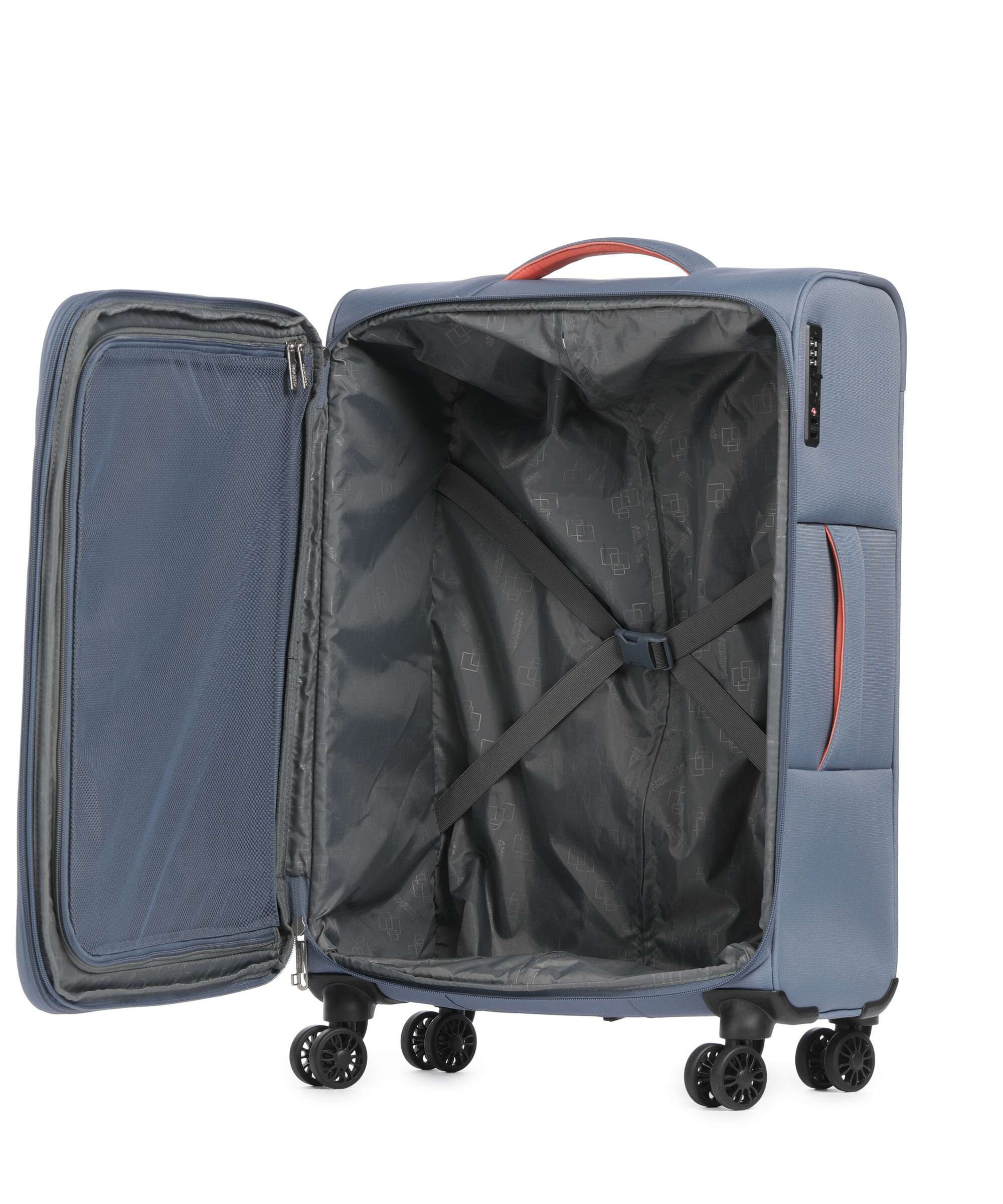 American Tourister Cloudrider M Trolley (4 wielen) stone blue - Image 6