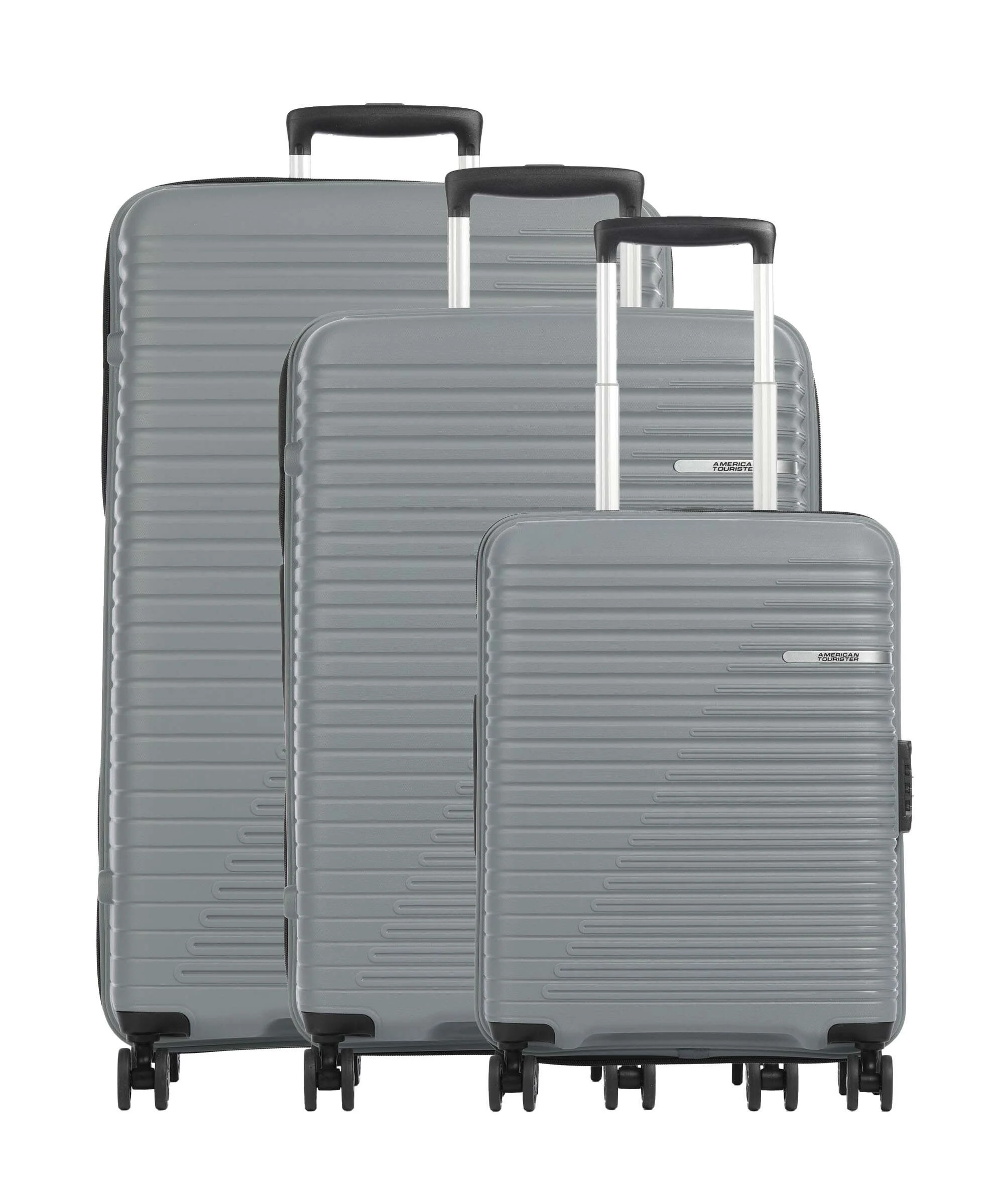 American Tourister Liftoff Kofferset (4 wielen) charcoal grey