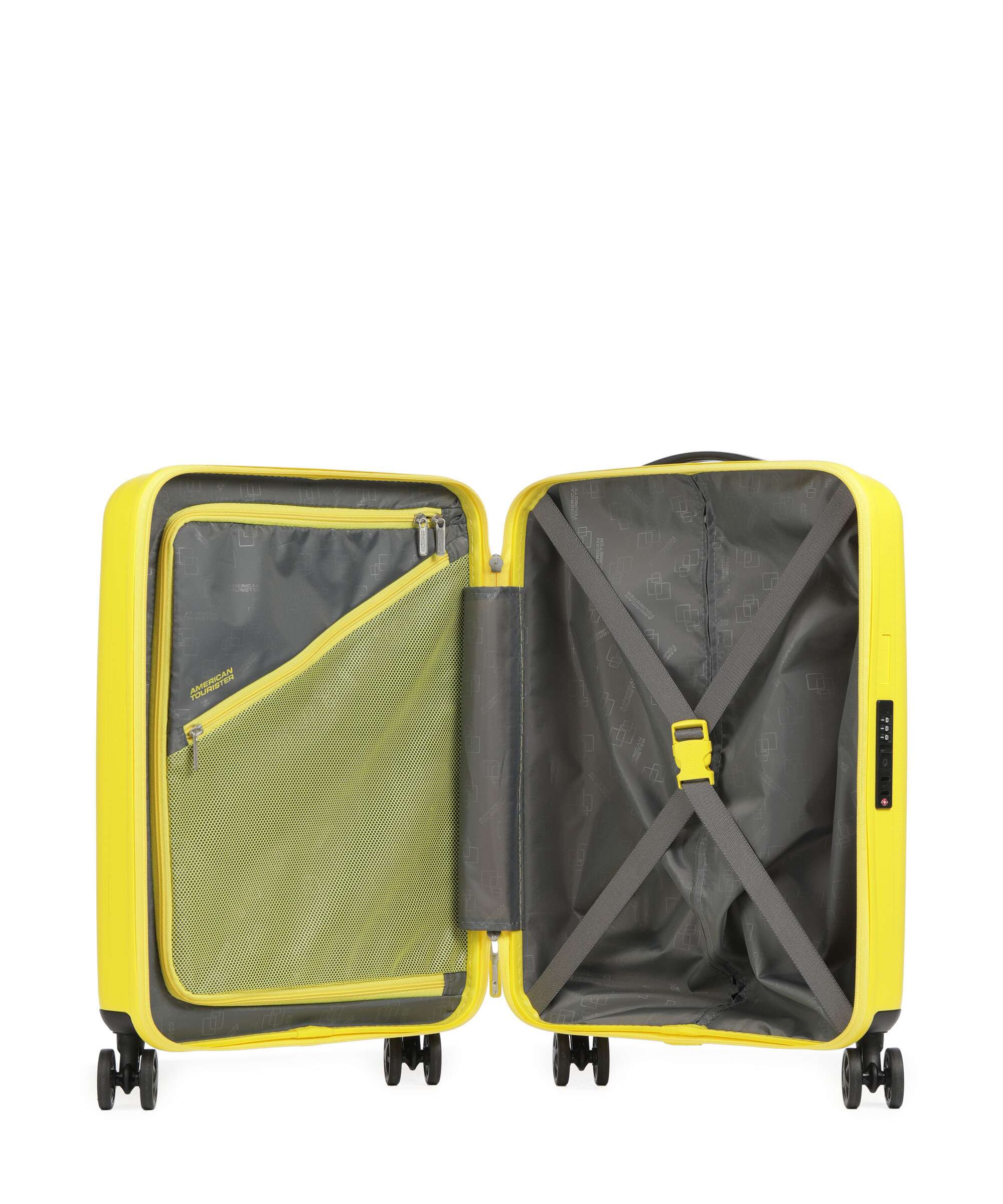 American Tourister Rejoy Trolley (4 wielen) electric yellow - Image 5