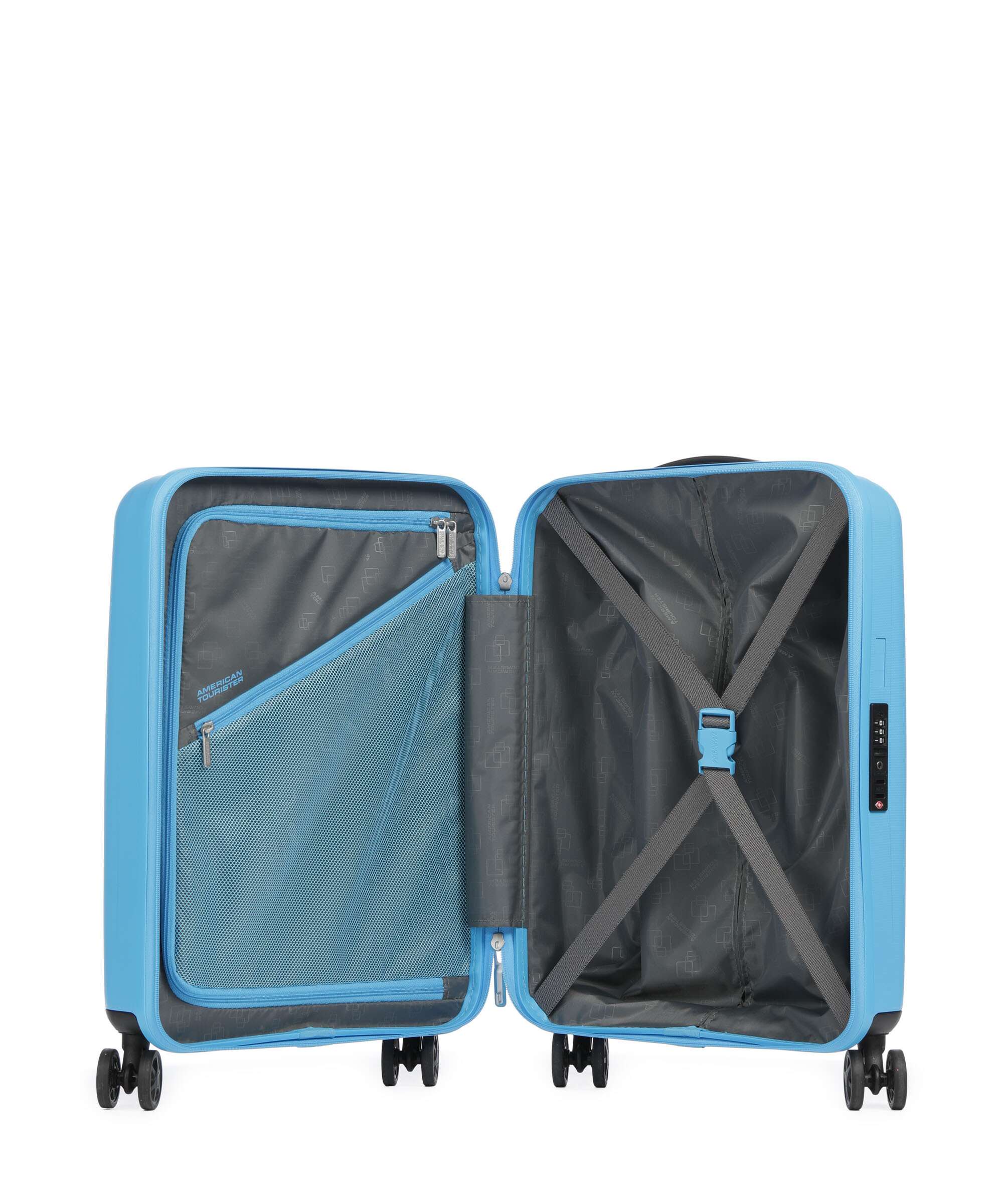 American Tourister Rejoy Trolley (4 wielen) azure blue - Image 5