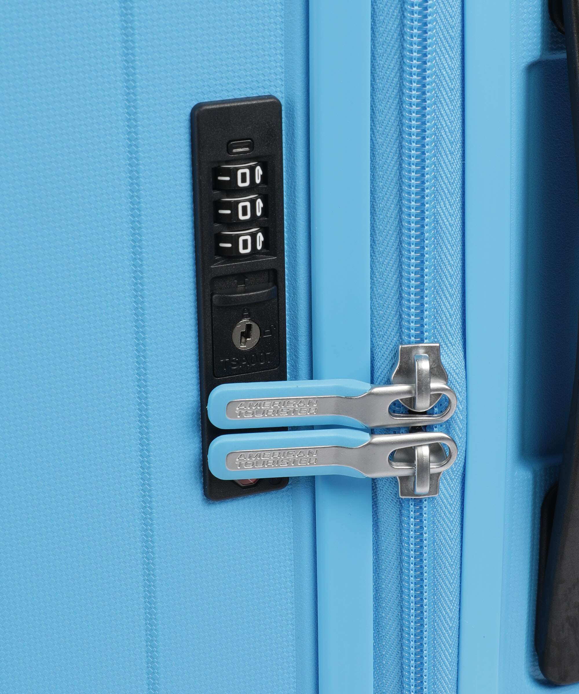American Tourister Rejoy Trolley (4 wielen) azure blue - Image 3