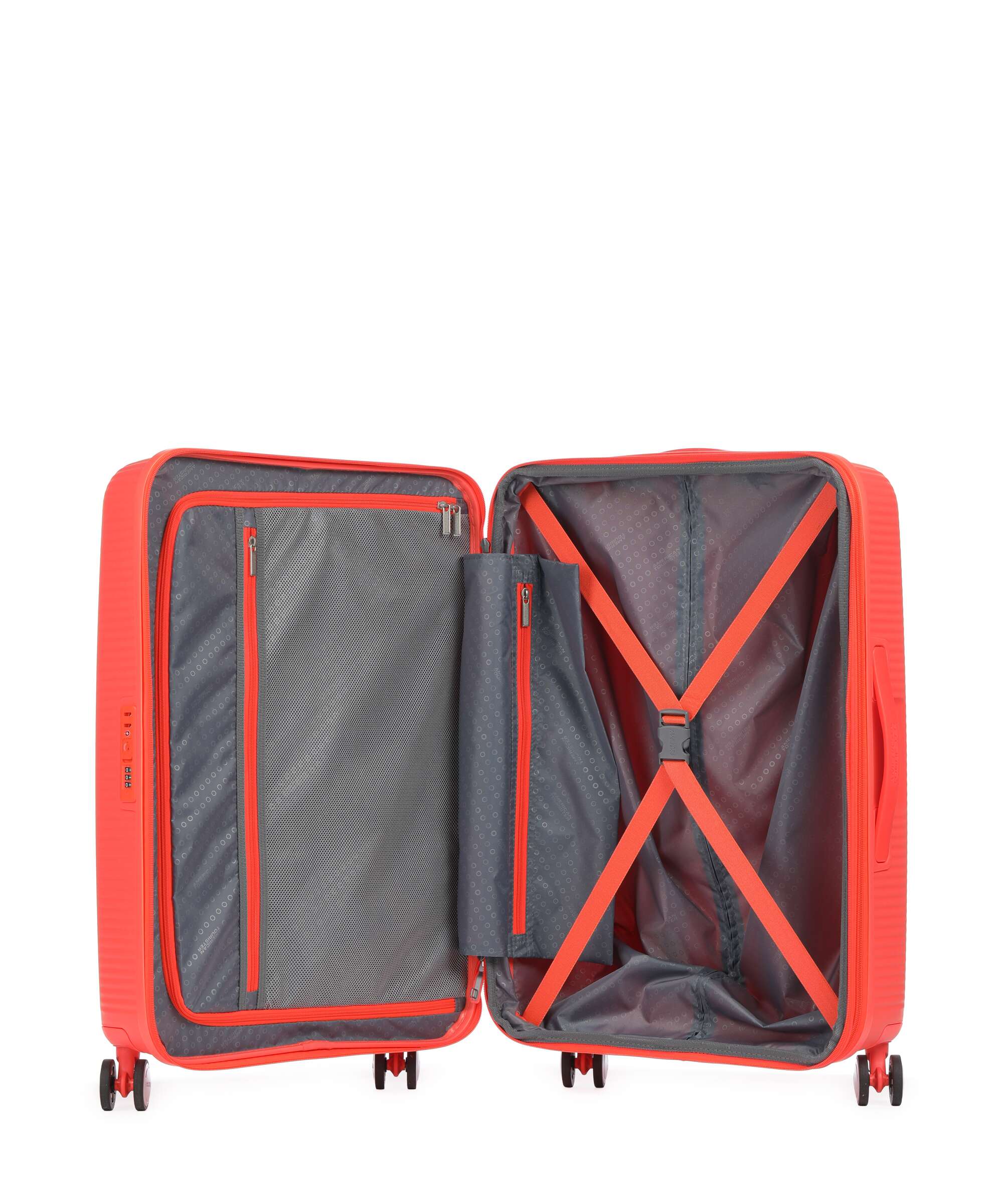 American Tourister Soundbox Trolley (4 wielen) neon orange - Image 6