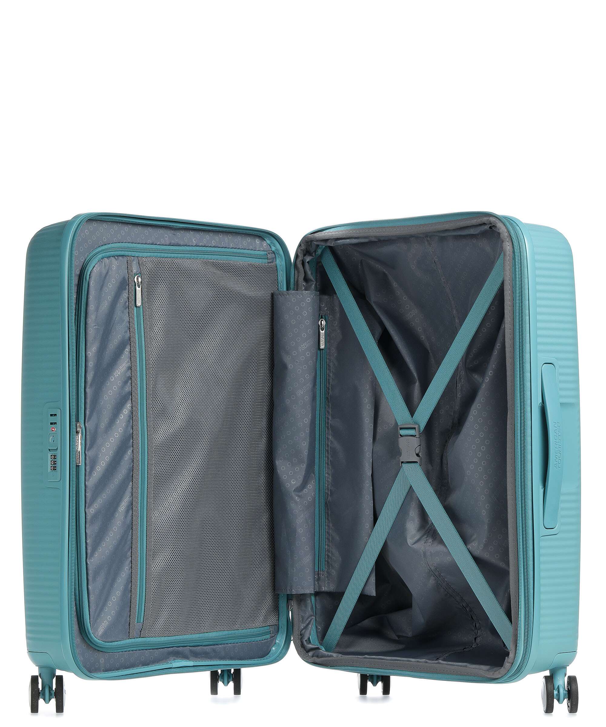 American Tourister Soundbox Trolley (4 wielen) turquoise tonic - Image 6