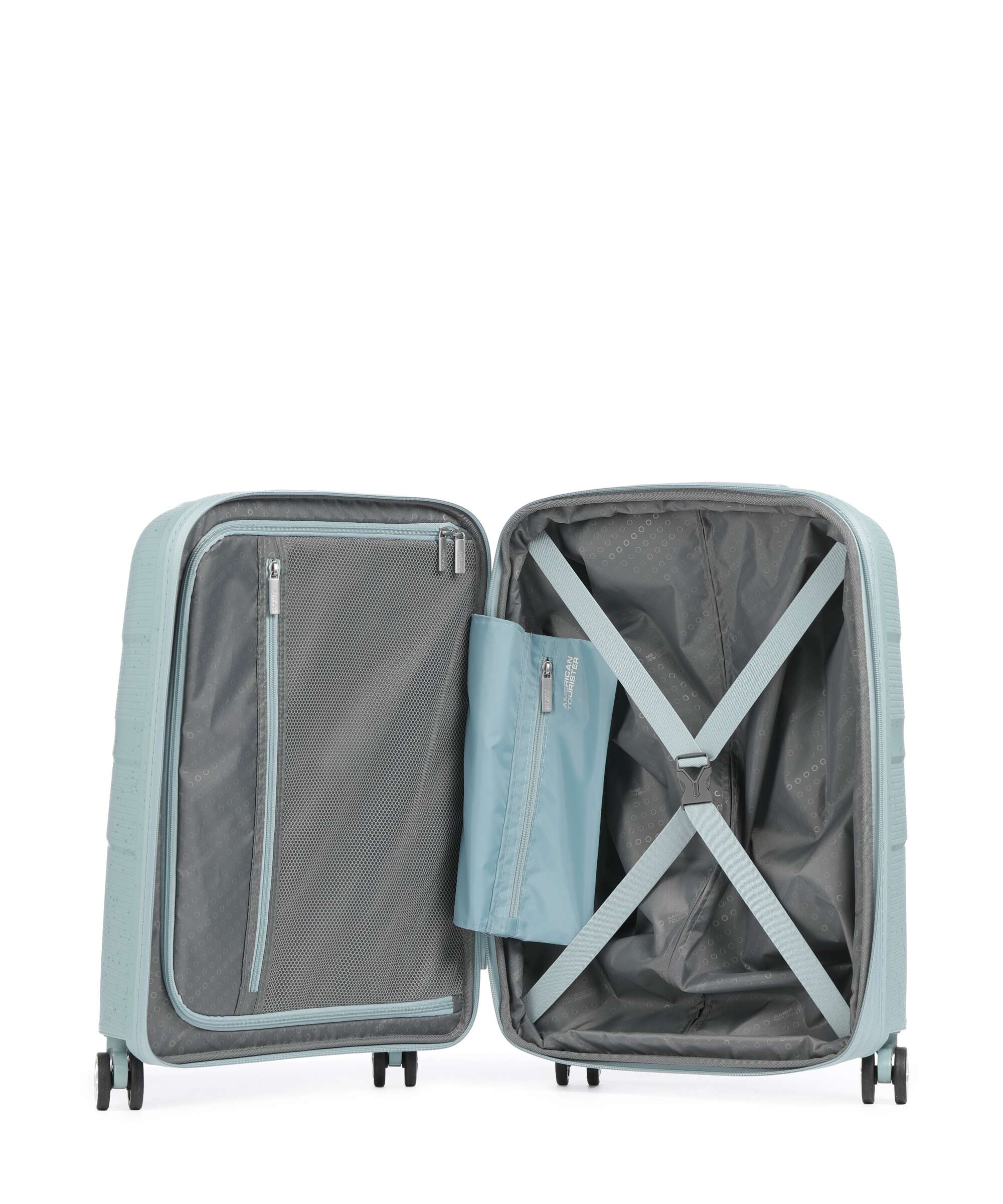 American Tourister Starvibe Trolley (4 wielen) azzurro speckles - Image 6
