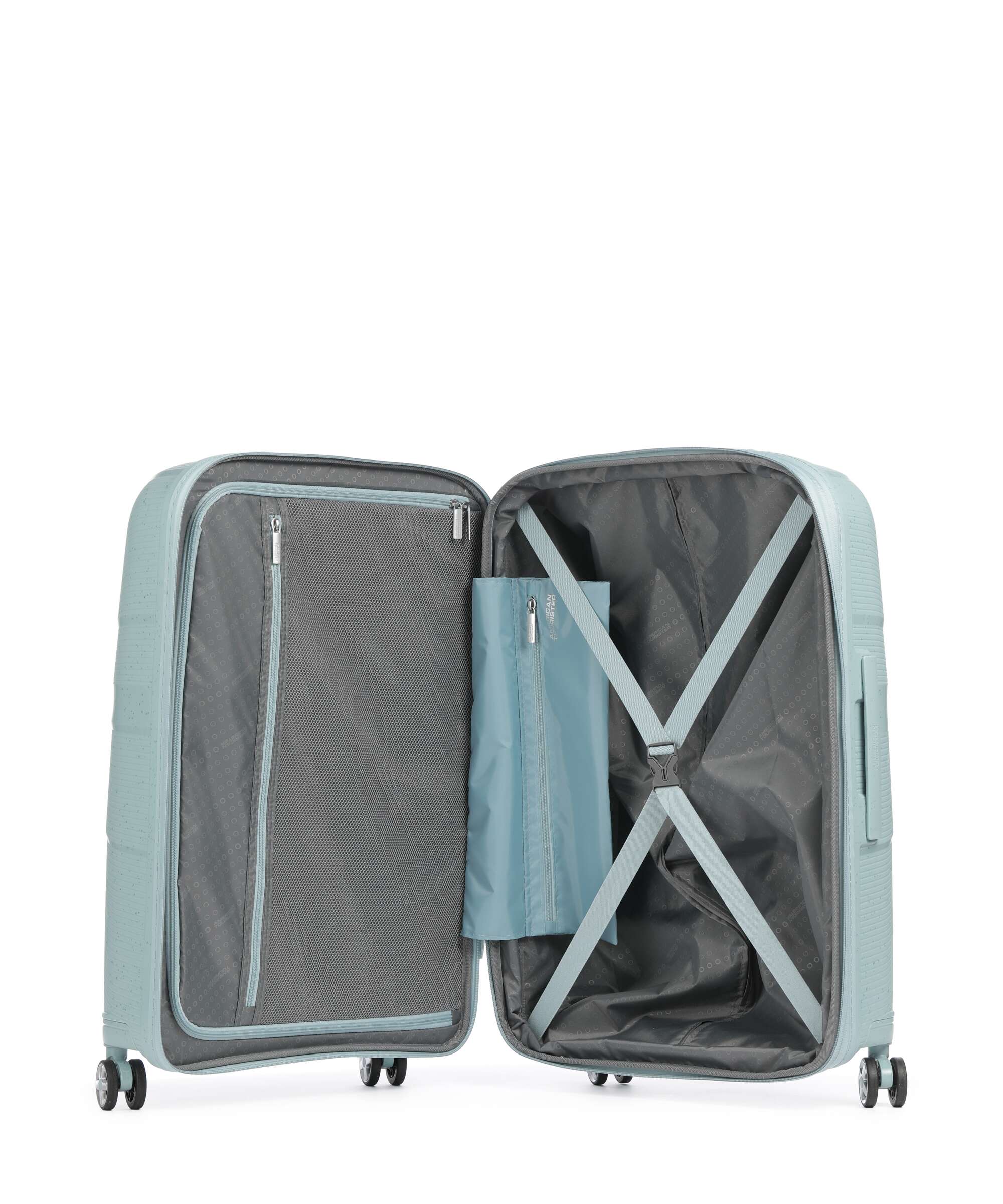 American Tourister Starvibe Trolley (4 wielen) azzurro speckles - Image 6