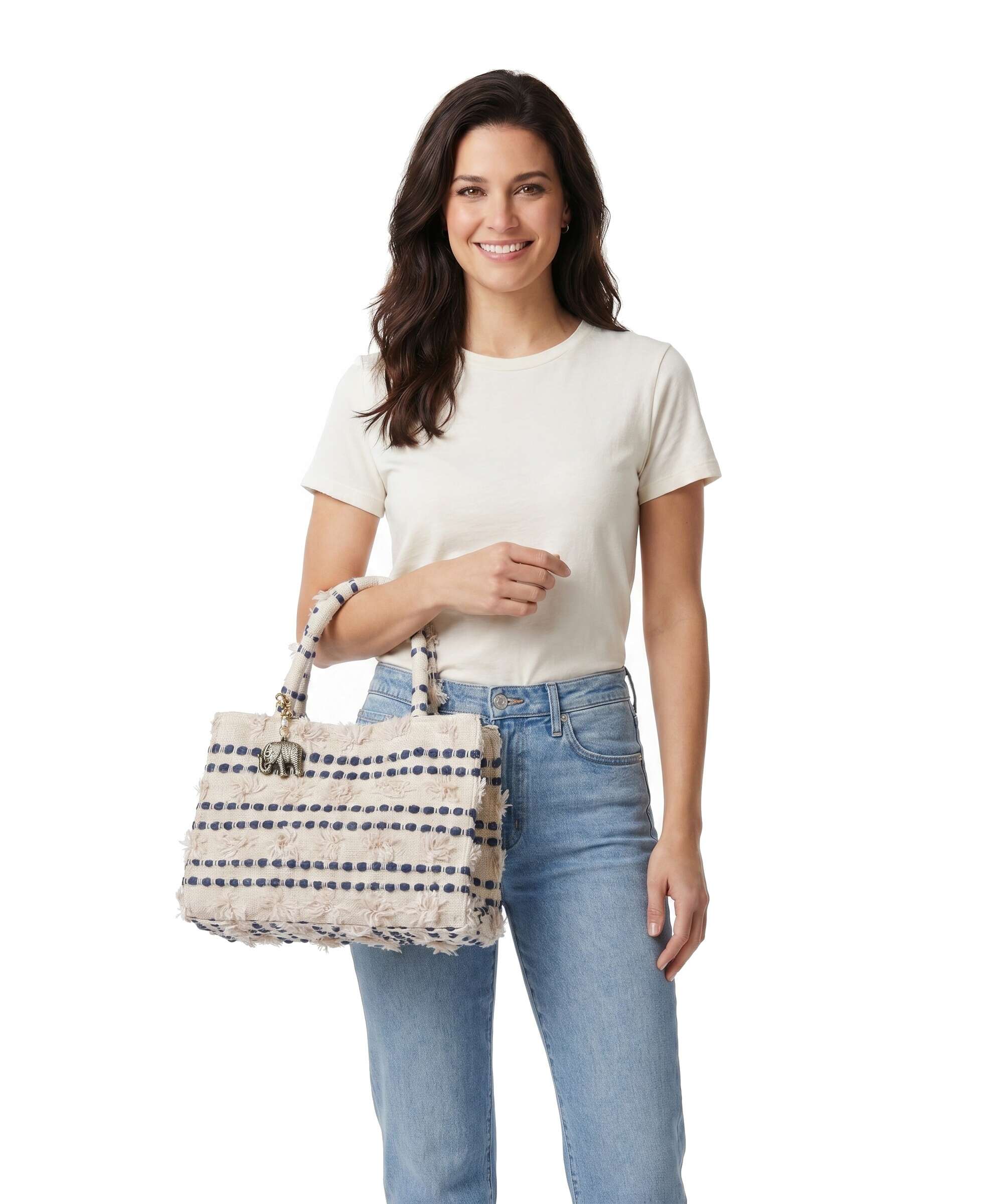 Anokhi Handtas blue - Image 3