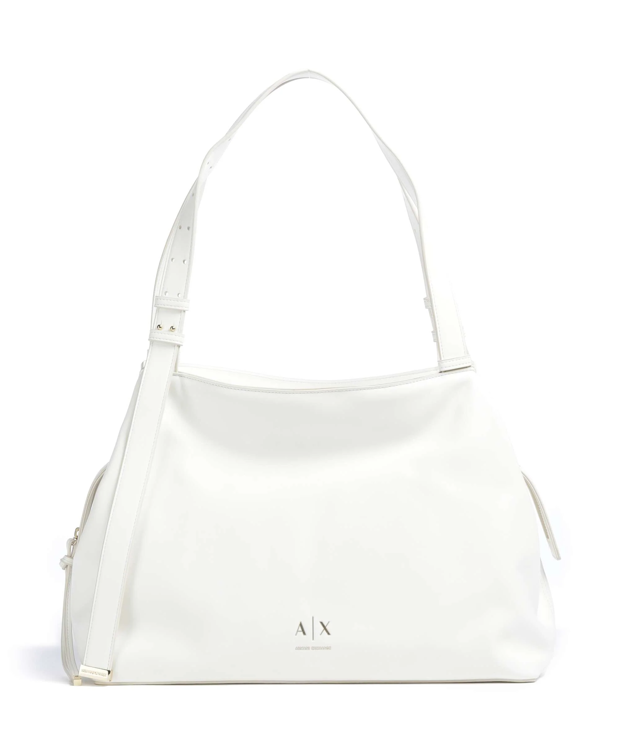 Armani Exchange Alice M Hobo tas off white