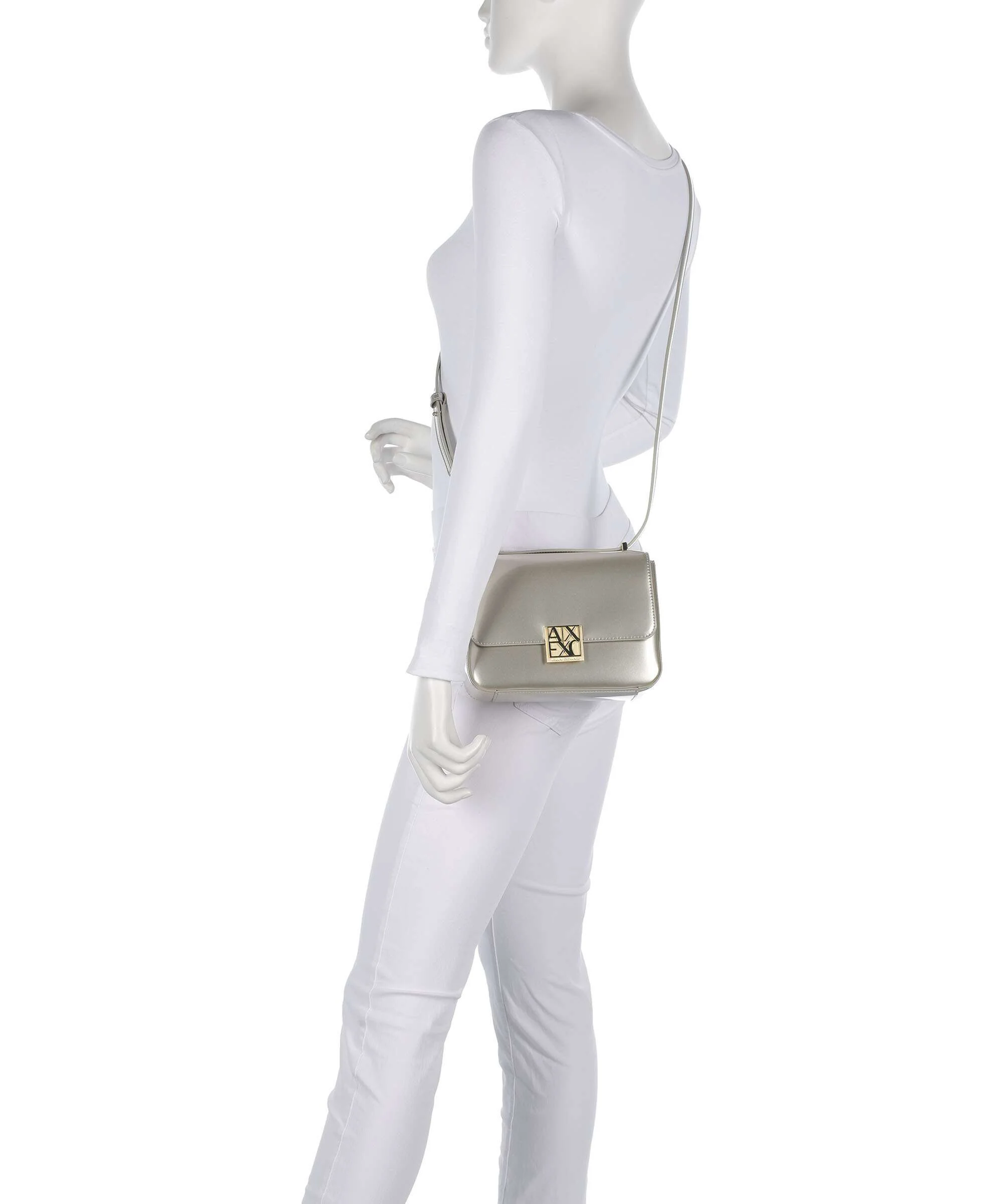 Armani Exchange Amy M Schoudertas beige - Image 3