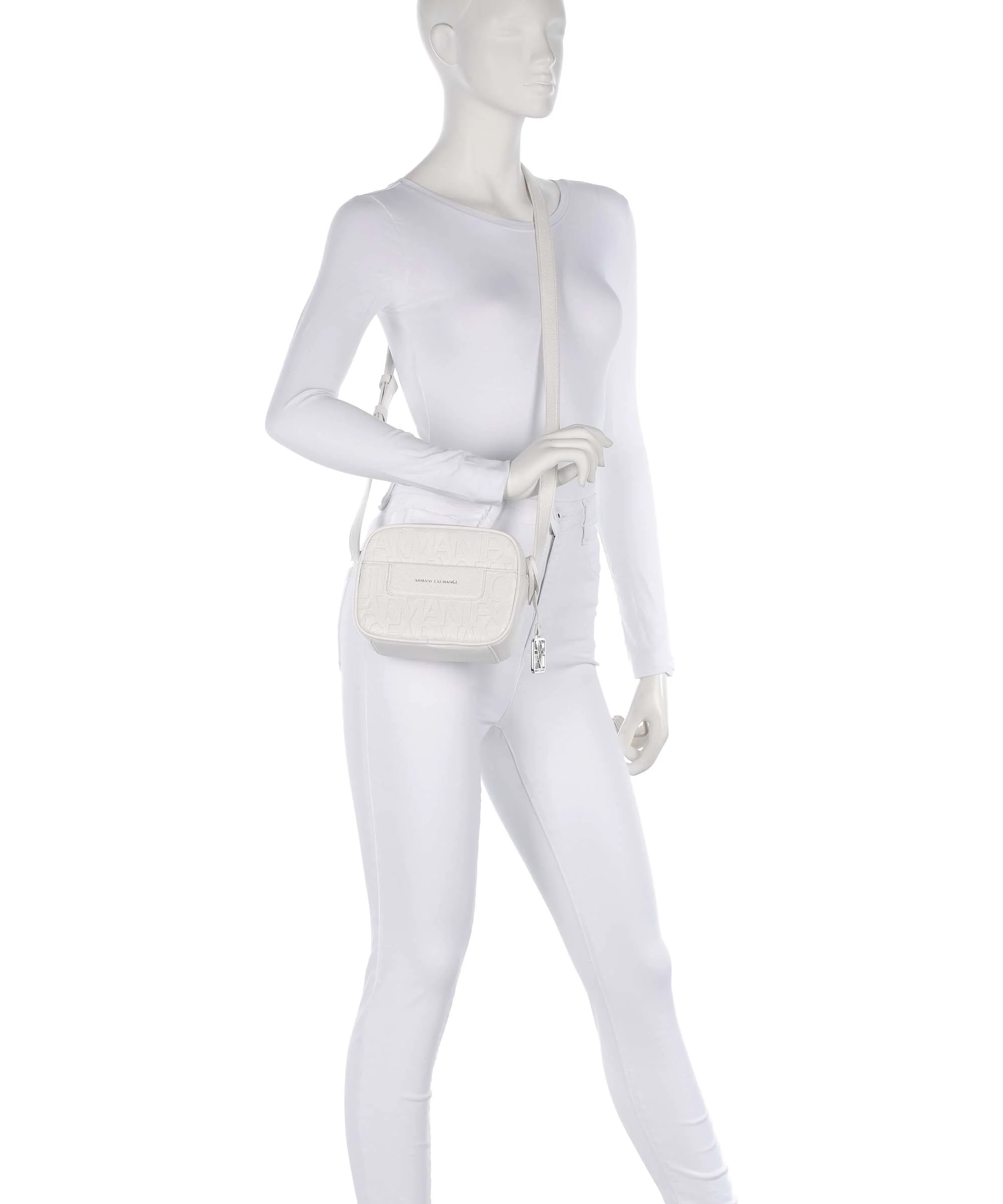 Armani Exchange Liz Crossbody tas off white - Image 3